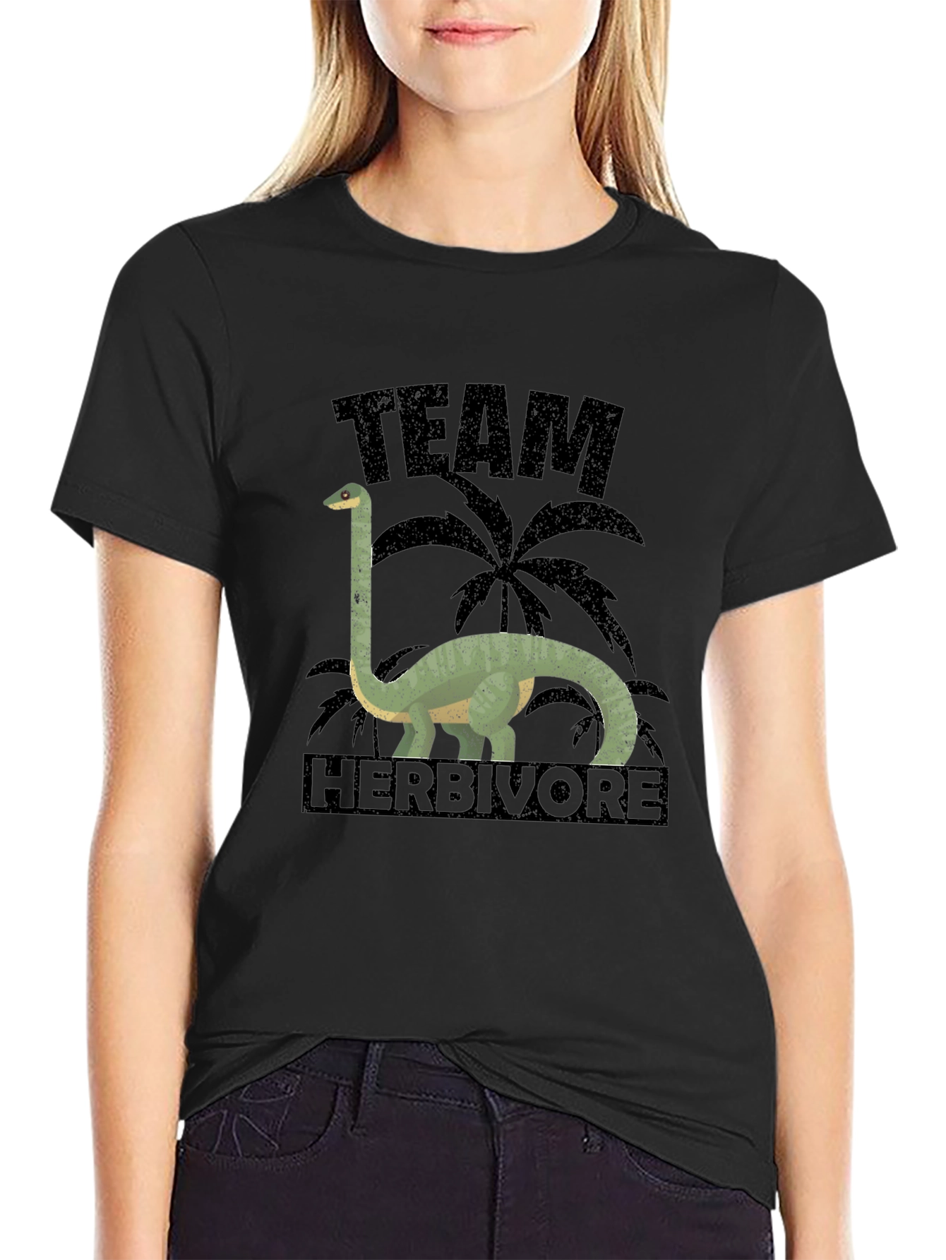Team Herbivore Dinosaur Graphic Tee
