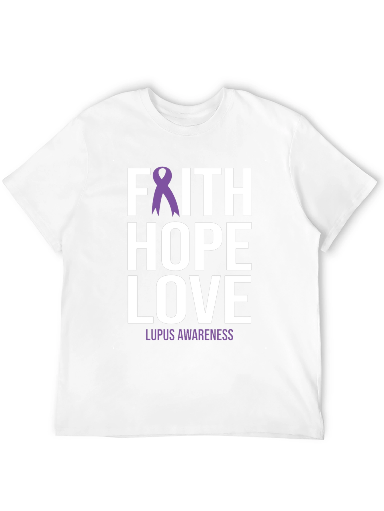 Faith Hope Love Lupus Awareness Tee