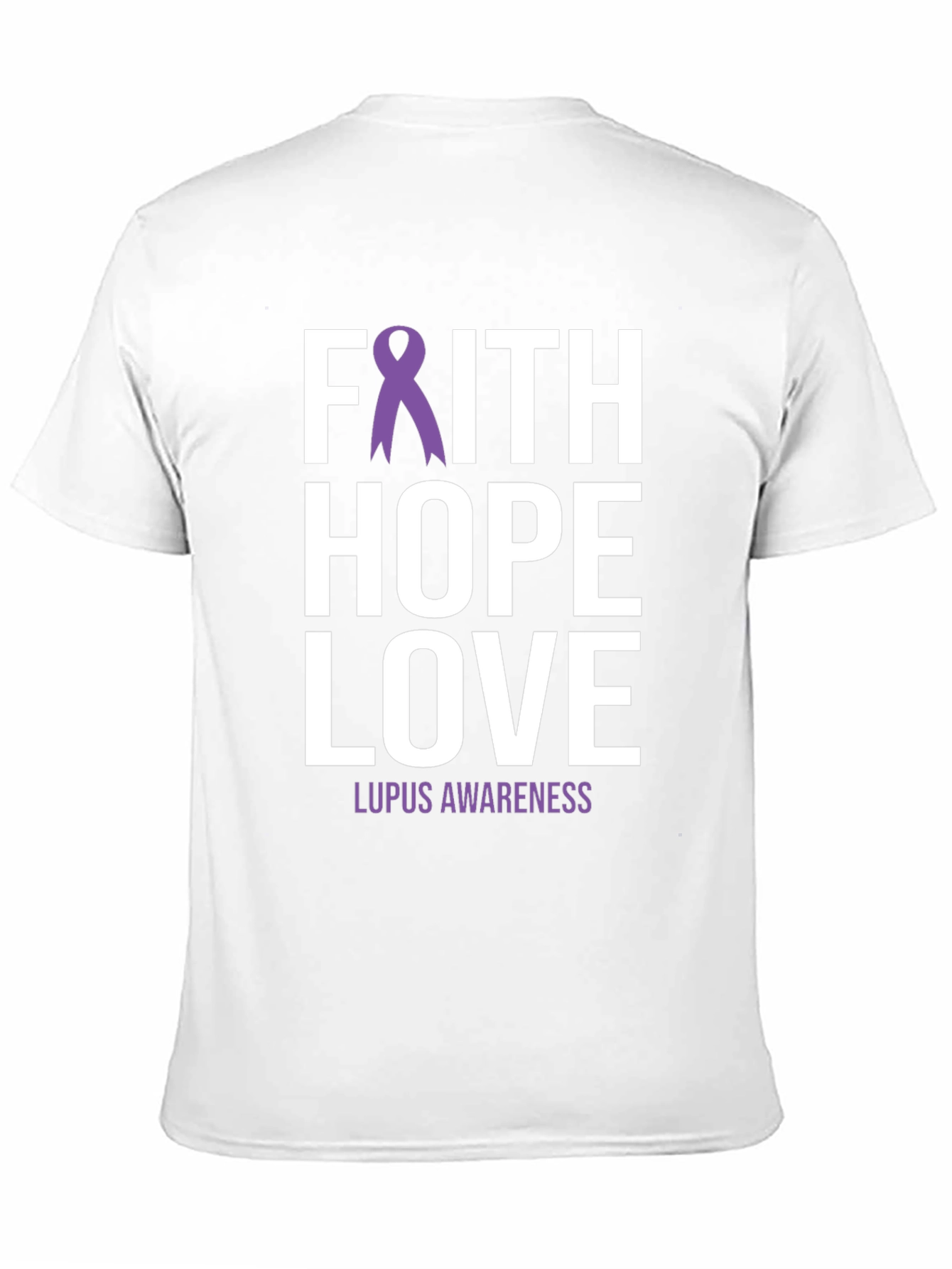 Faith Hope Love Lupus Awareness Tee