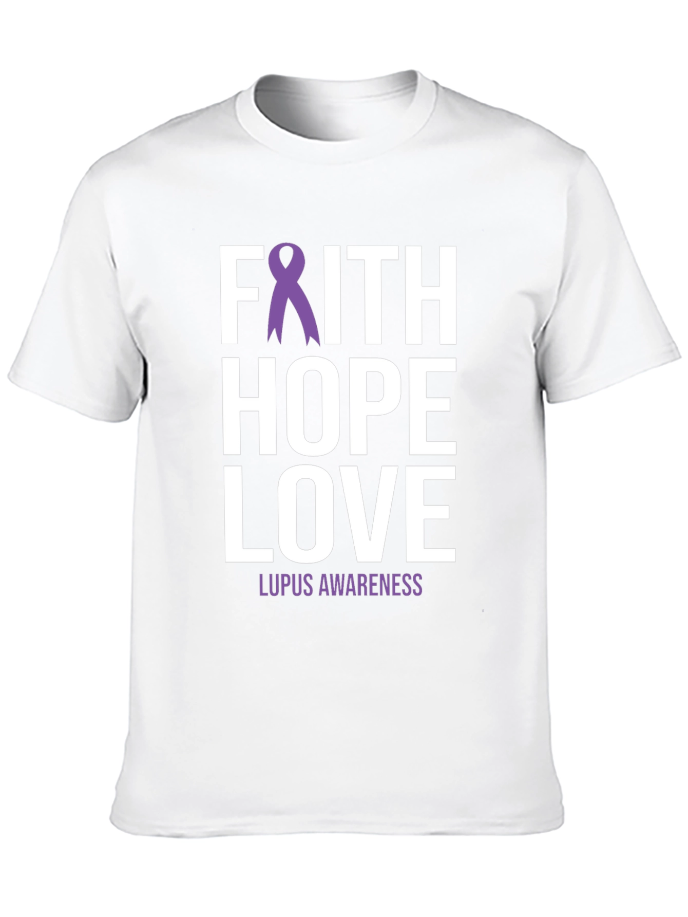 Faith Hope Love Lupus Awareness Tee