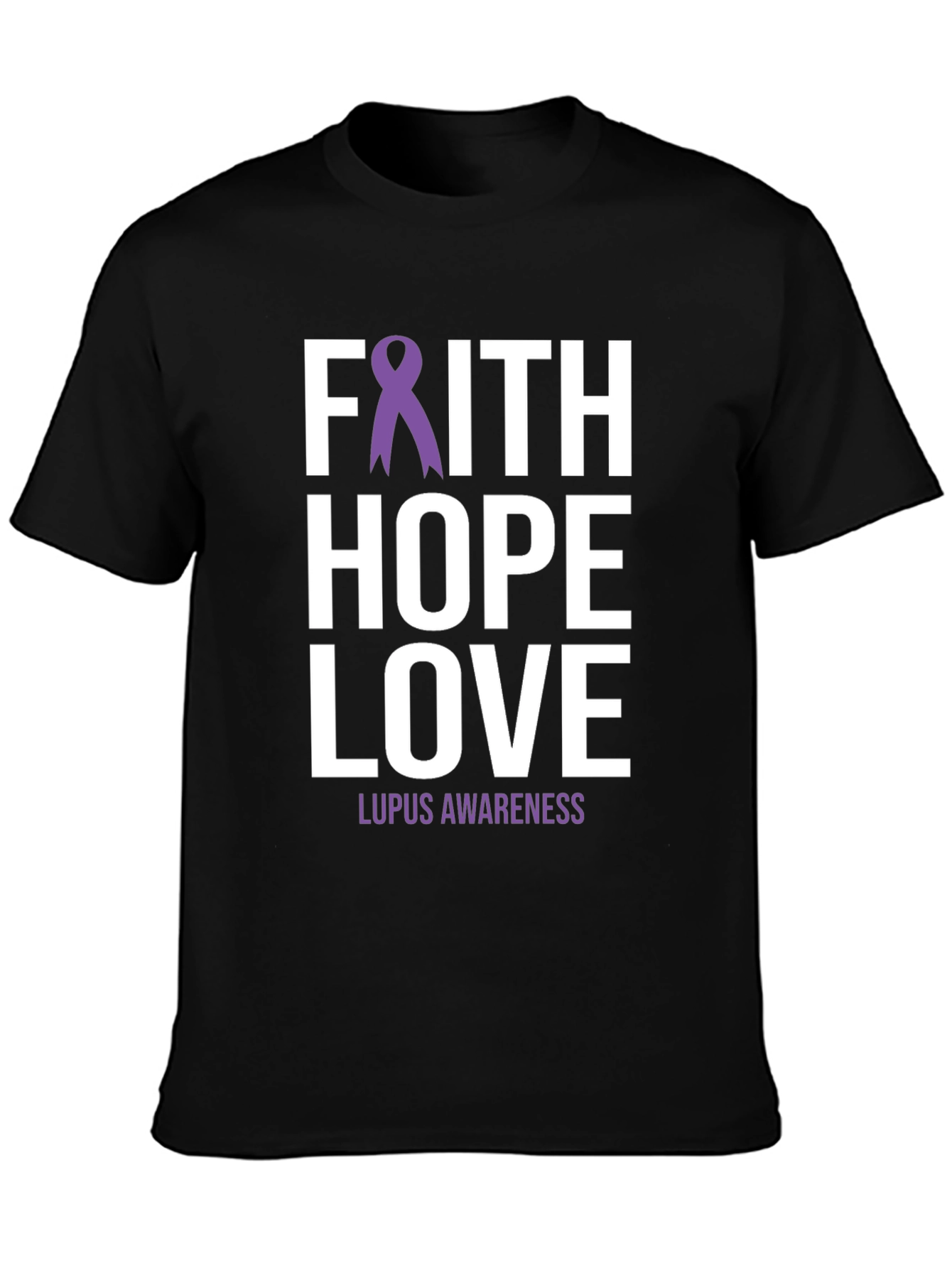 Faith Hope Love Lupus Awareness Tee
