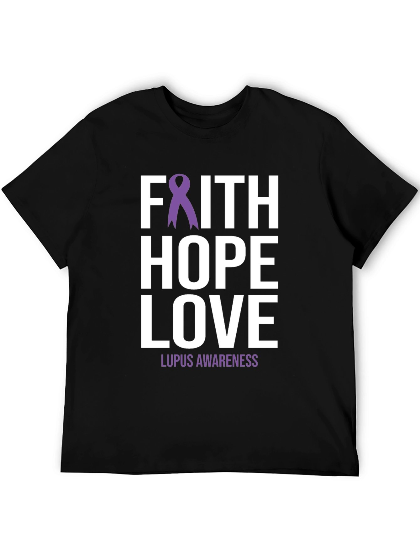 Faith Hope Love Lupus Awareness Tee