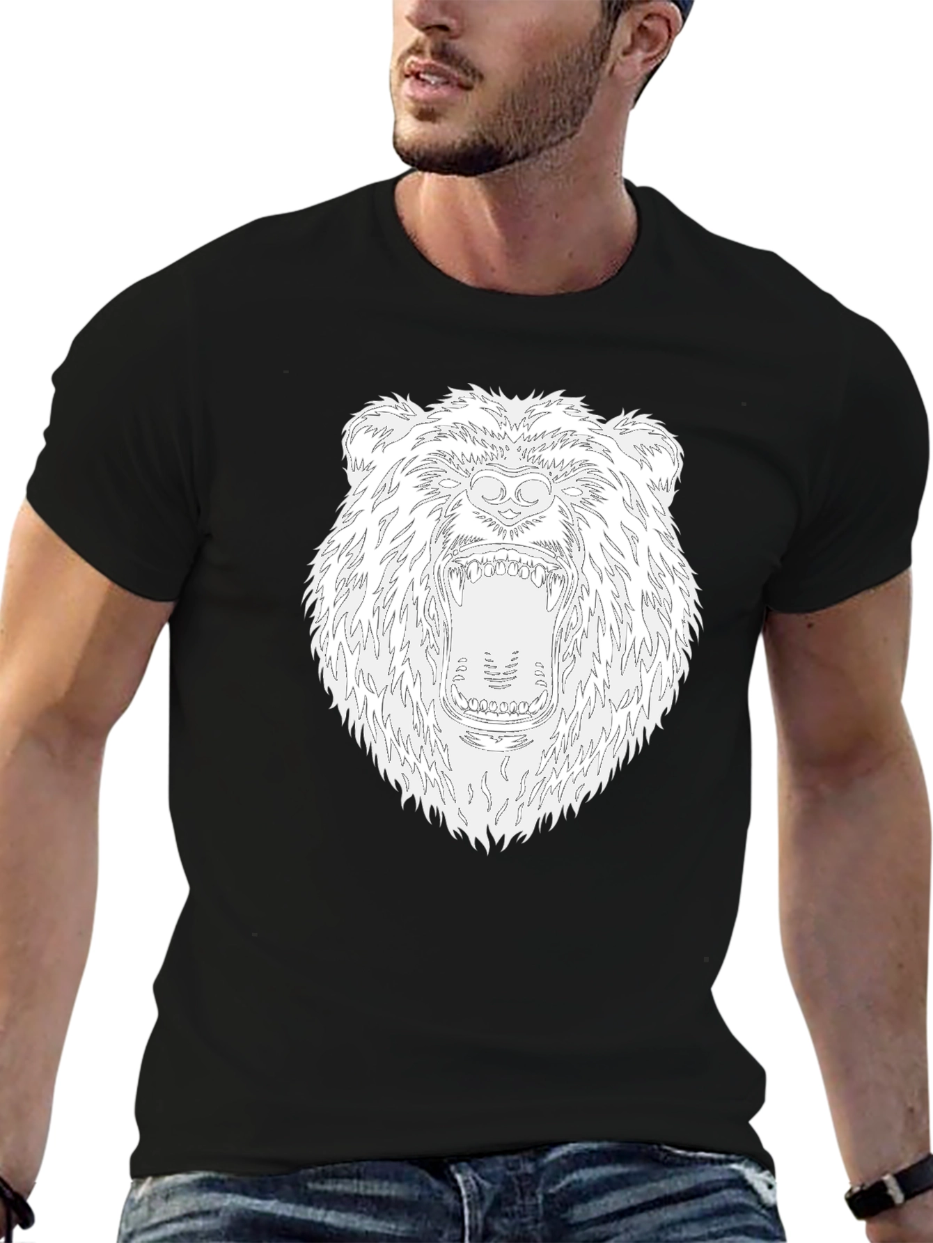 Black Bear Graphic Tee - Mens Short Sleeve