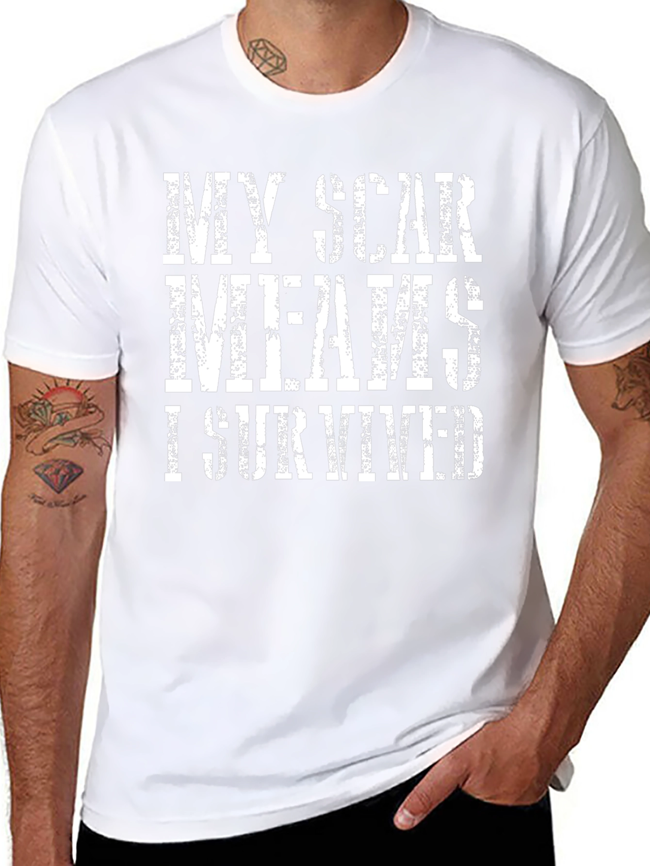 My Scar Means I Survived T-Shirt
