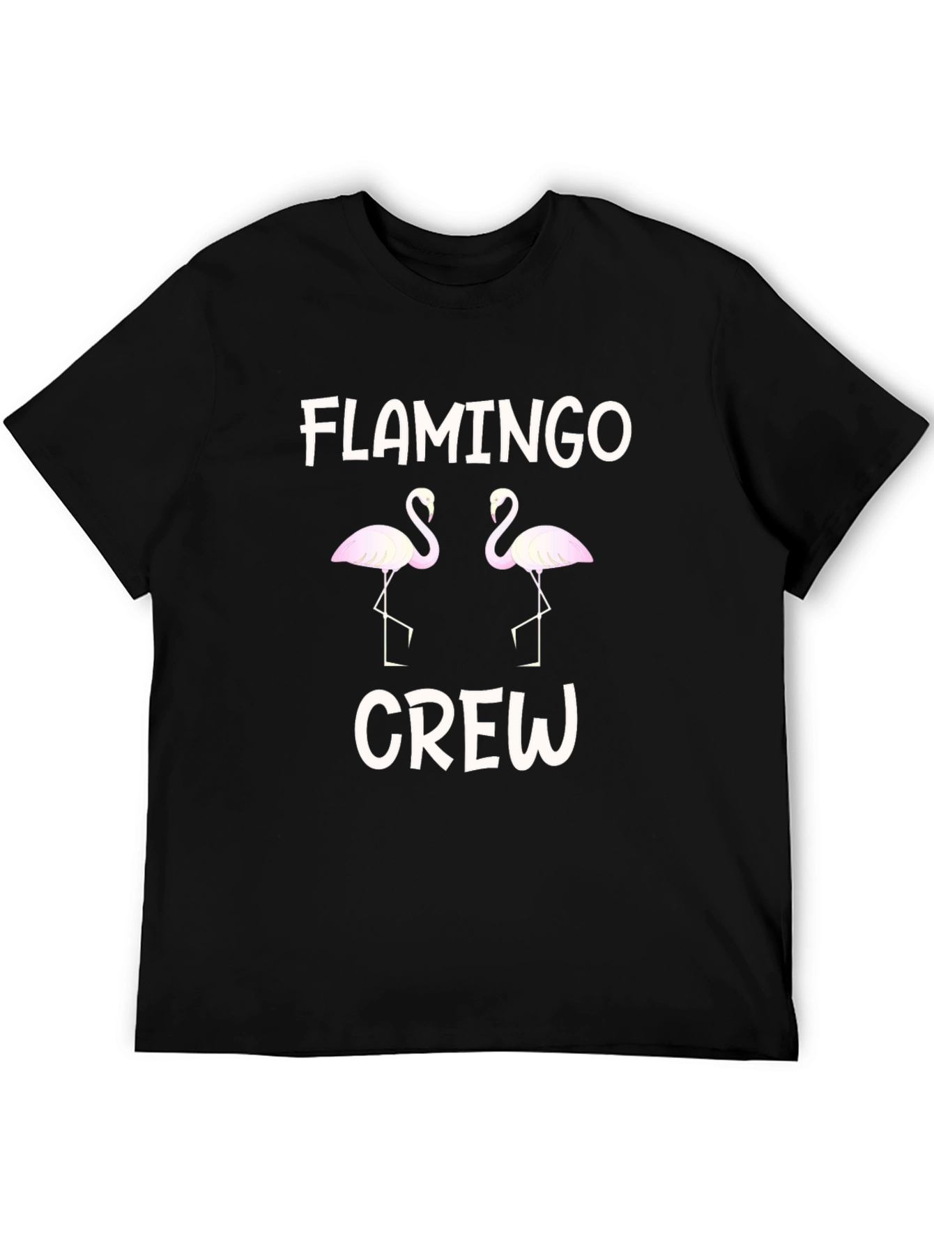 Flamingo Crew T-Shirt - Fun Novelty Tee