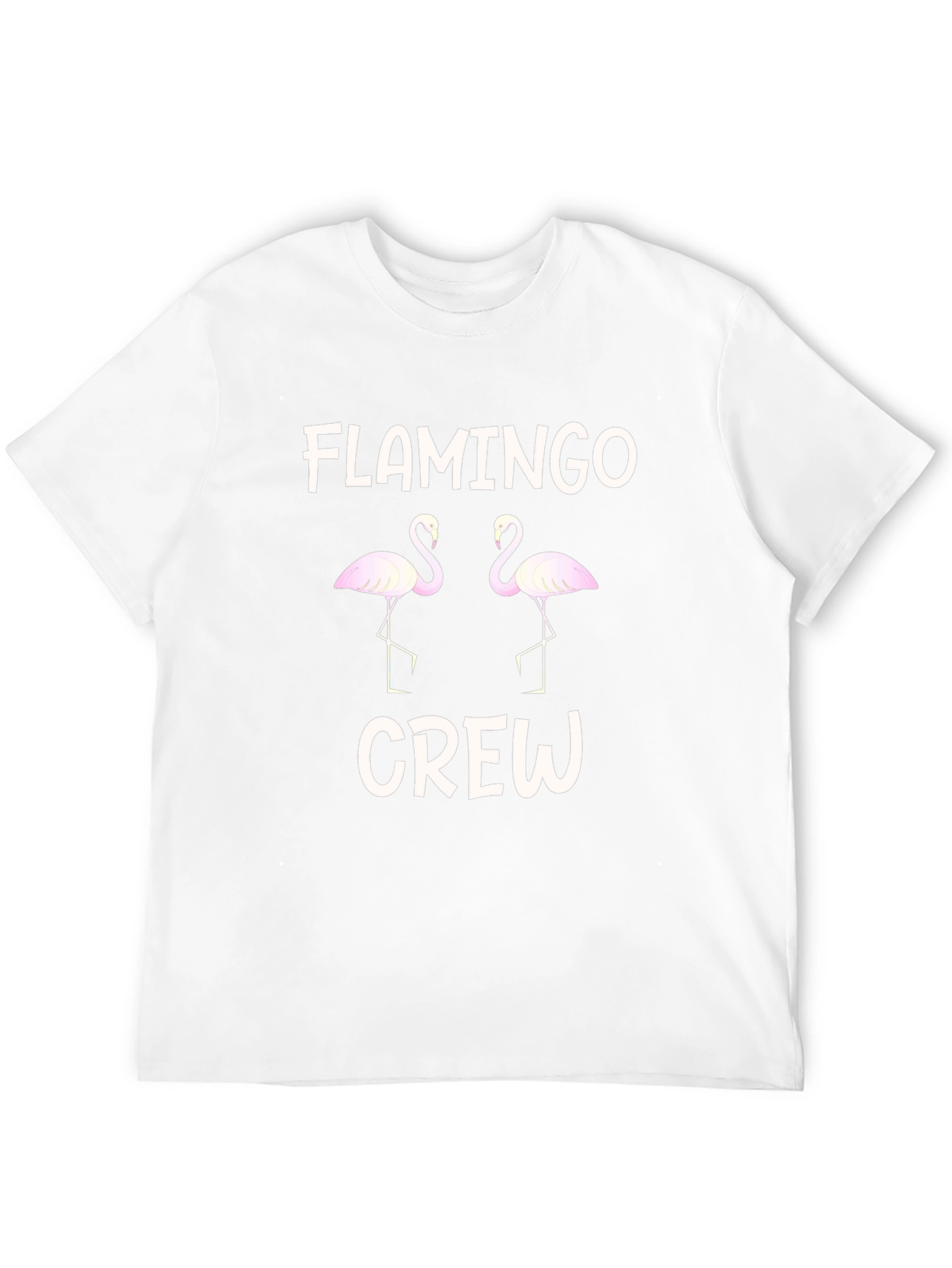 Flamingo Crew T-Shirt - Fun Novelty Tee