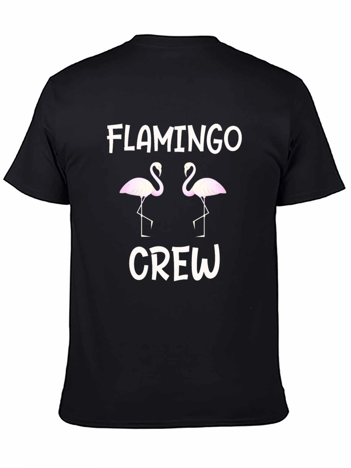 Flamingo Crew T-Shirt - Fun Novelty Tee