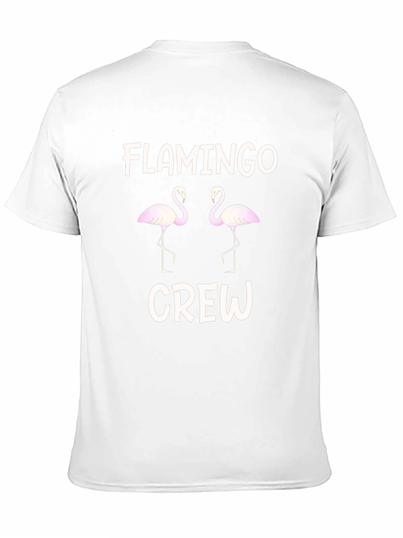 Flamingo Crew T-Shirt - Fun Novelty Tee