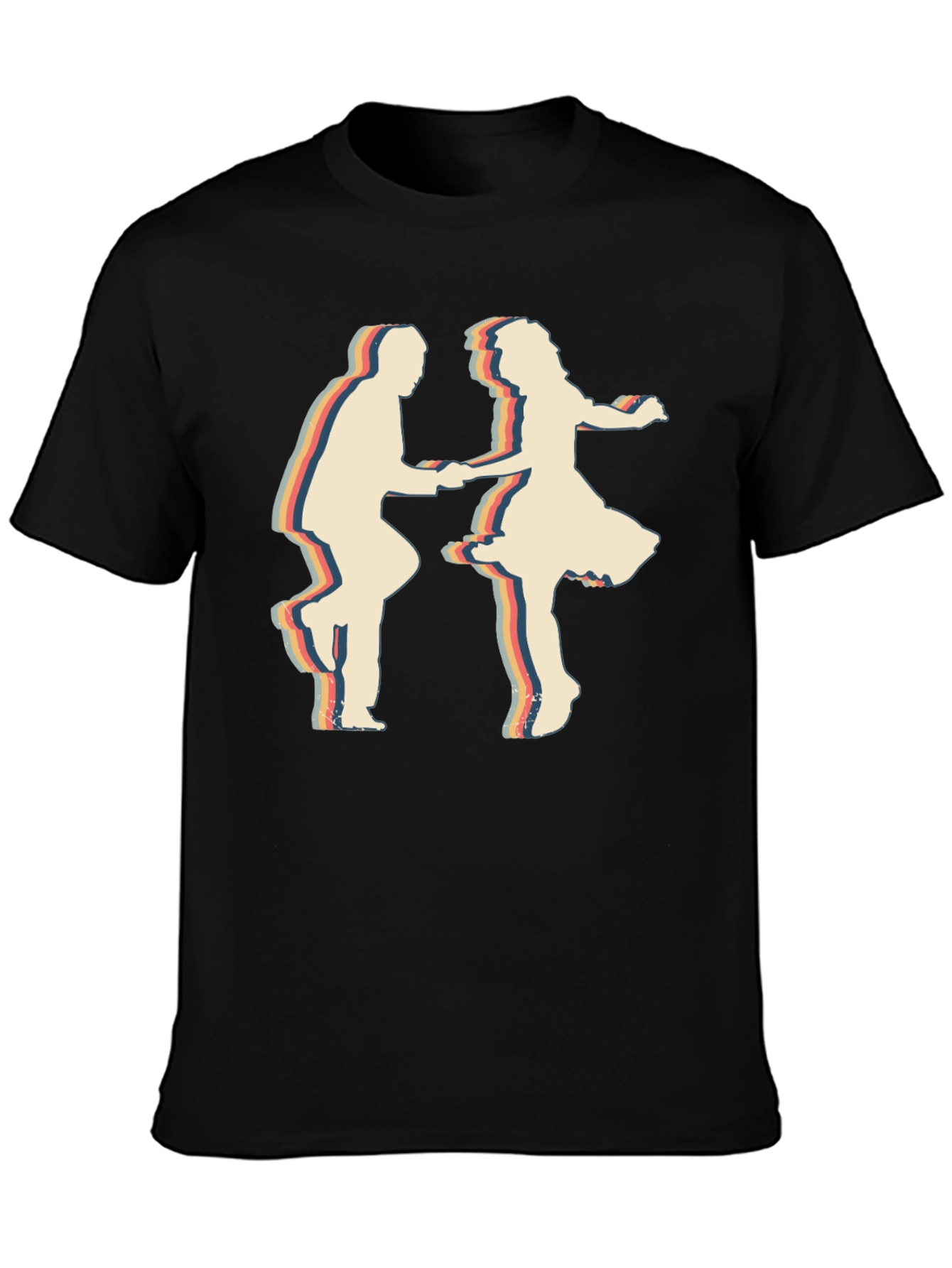 Retro Dance Silhouette Graphic Tee