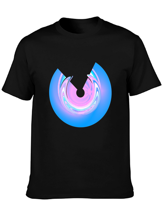 Abstract Circle Graphic Tee - Stylish and Modern