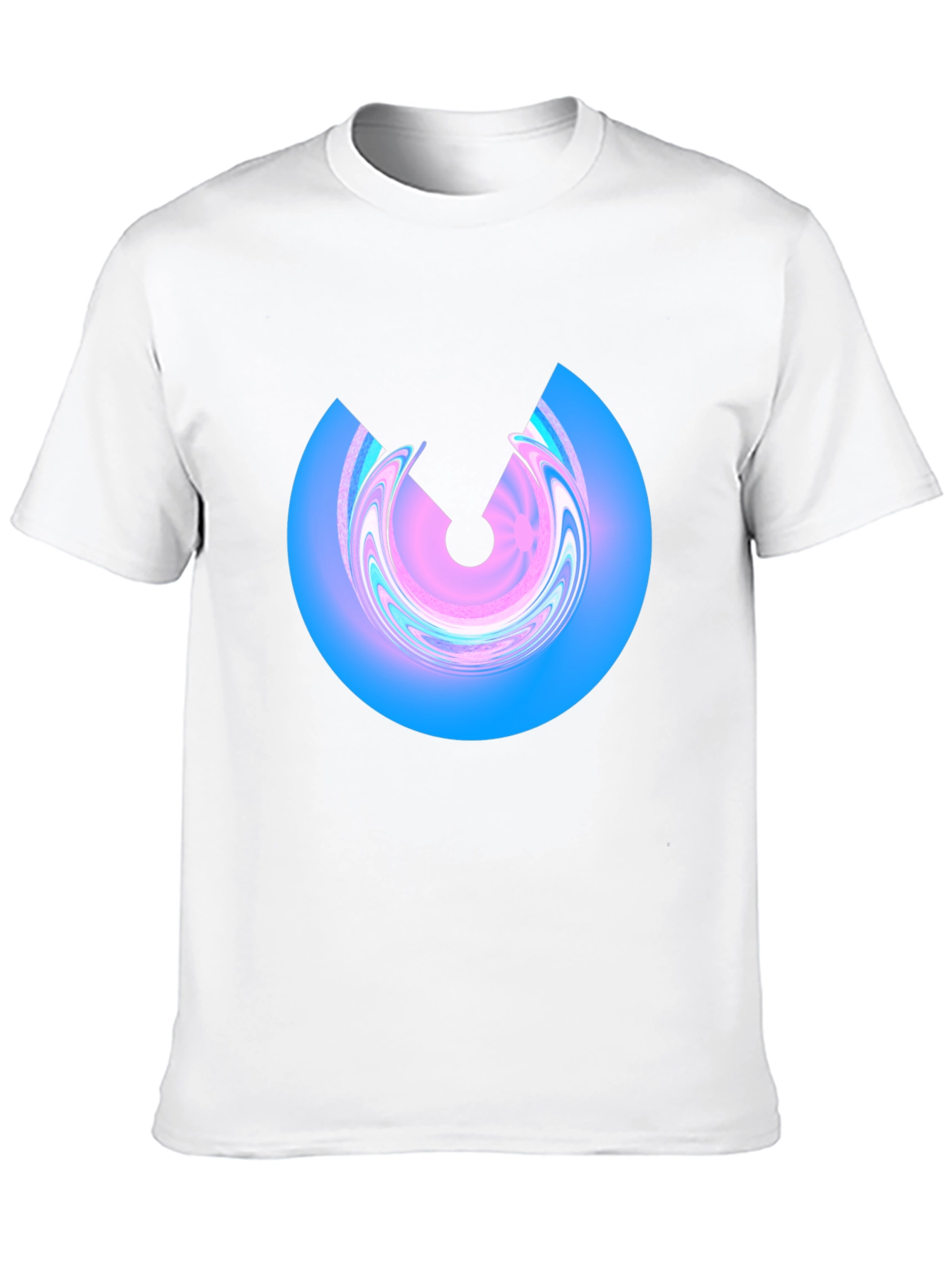 Abstract Circle Graphic Tee - Stylish and Modern