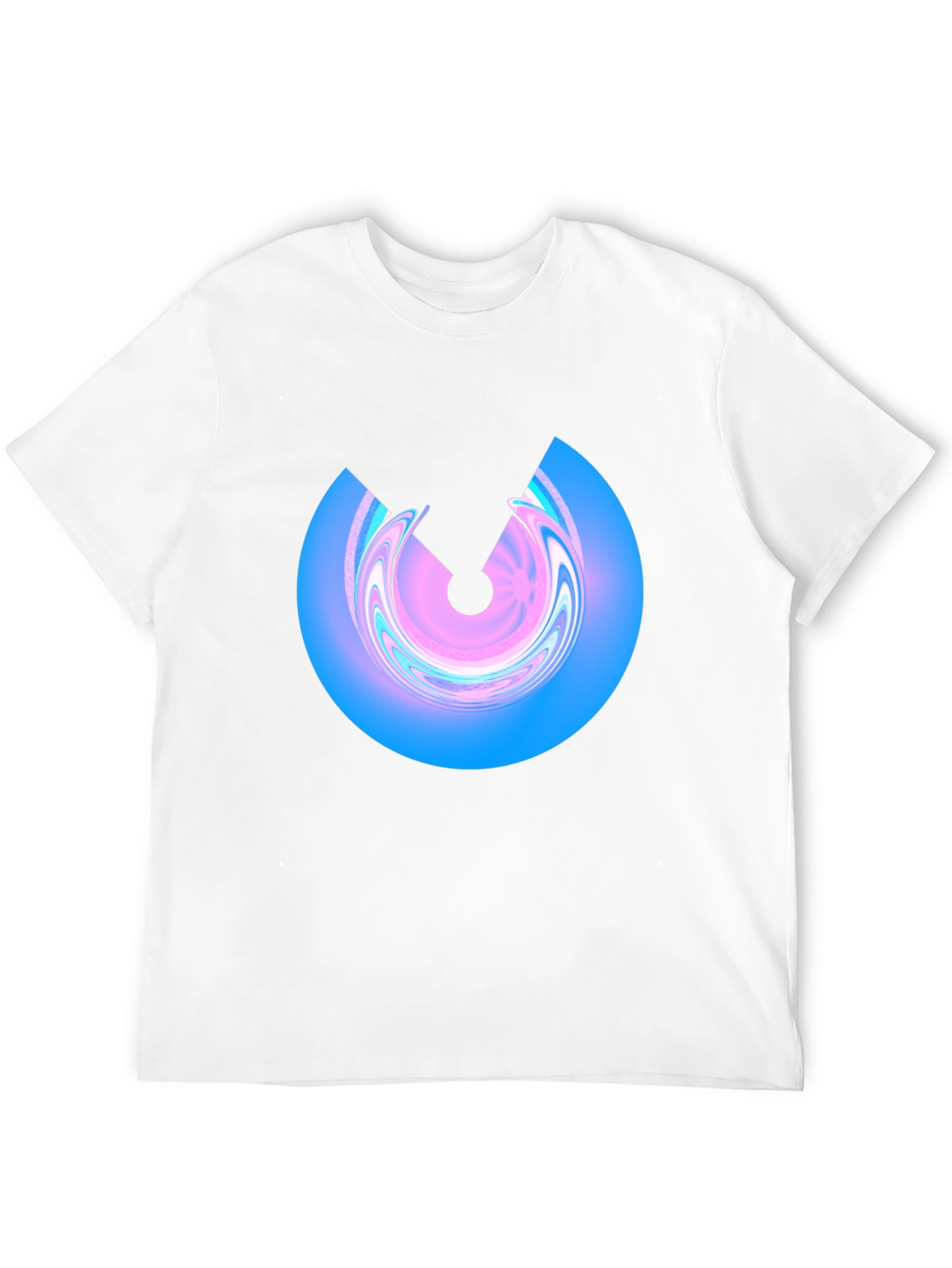 Abstract Circle Graphic Tee - Stylish and Modern