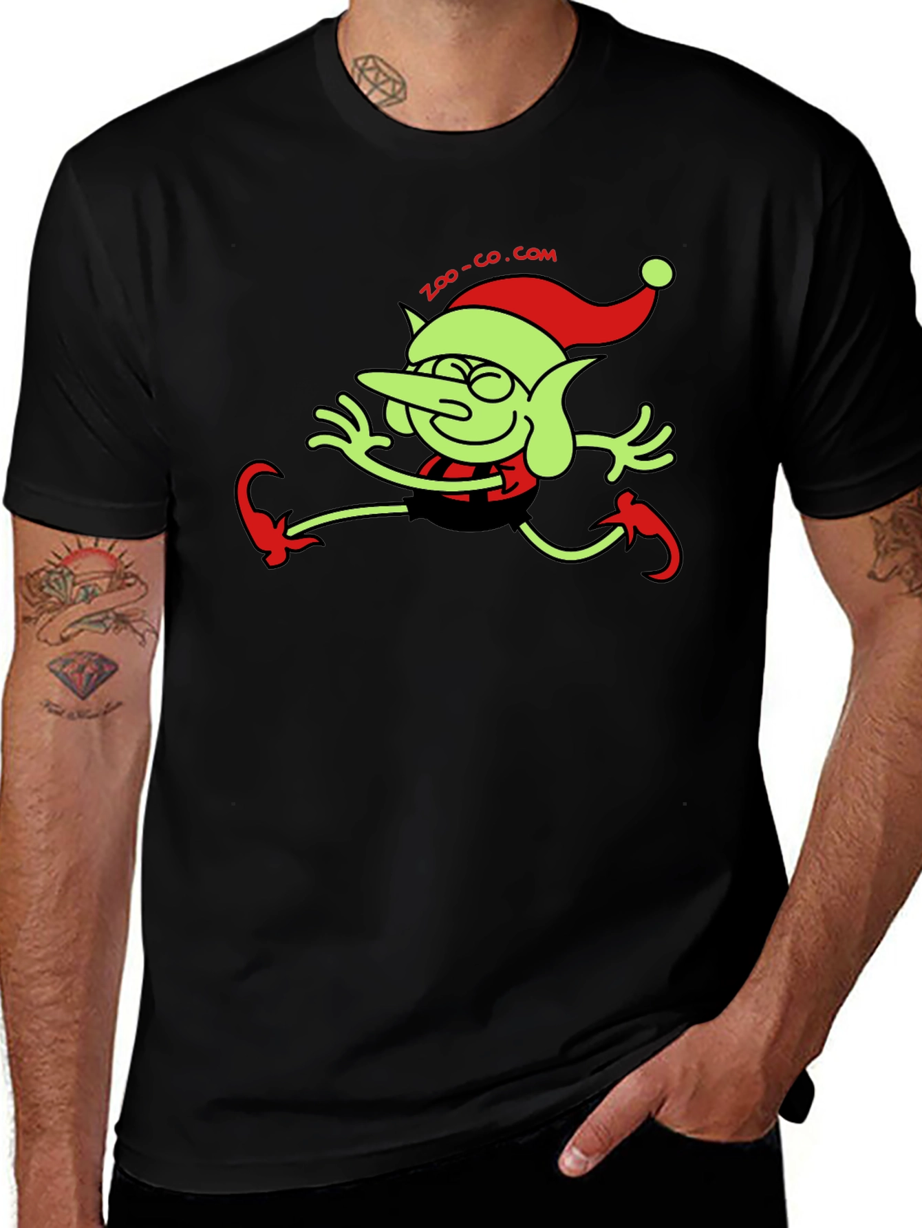 Whimsical Elf T-Shirt - Fun Cartoon Design