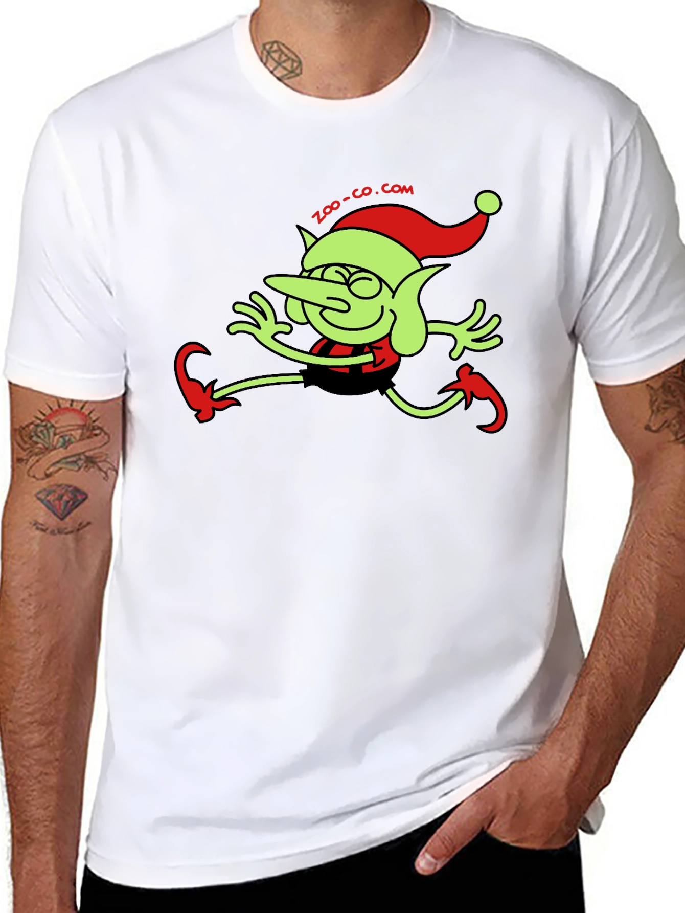 Whimsical Elf T-Shirt - Fun Cartoon Design