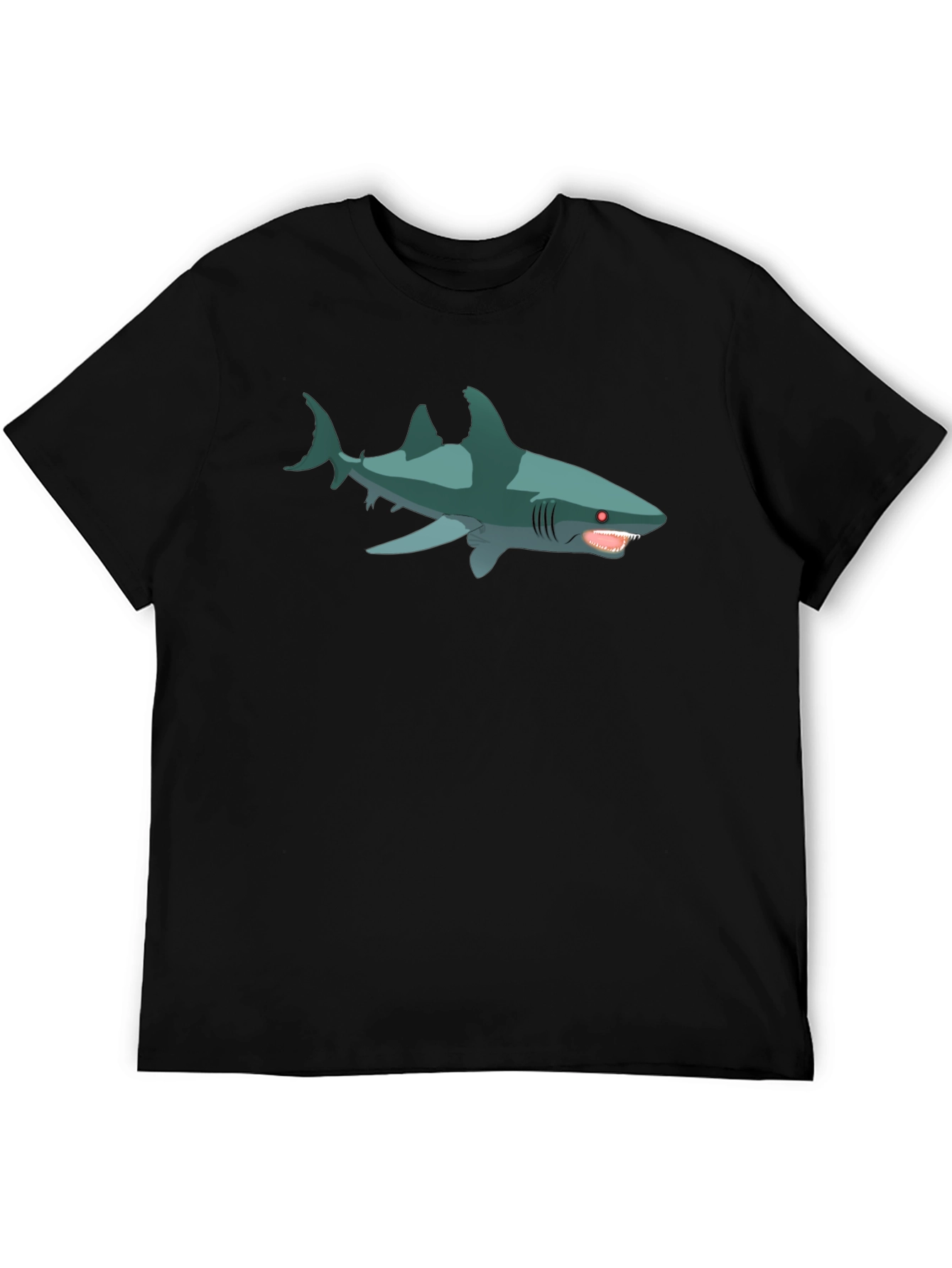 Shark Graphic T-Shirt - Mens Black Tee