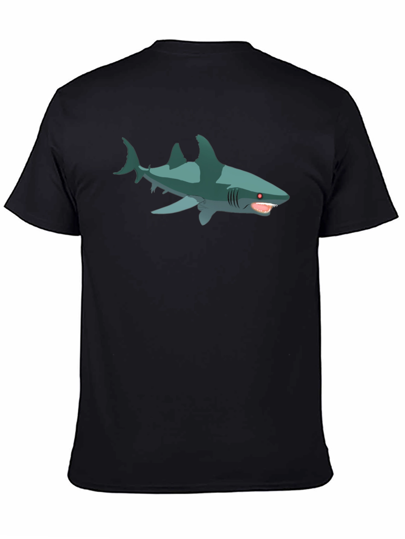 Shark Graphic T-Shirt - Mens Black Tee