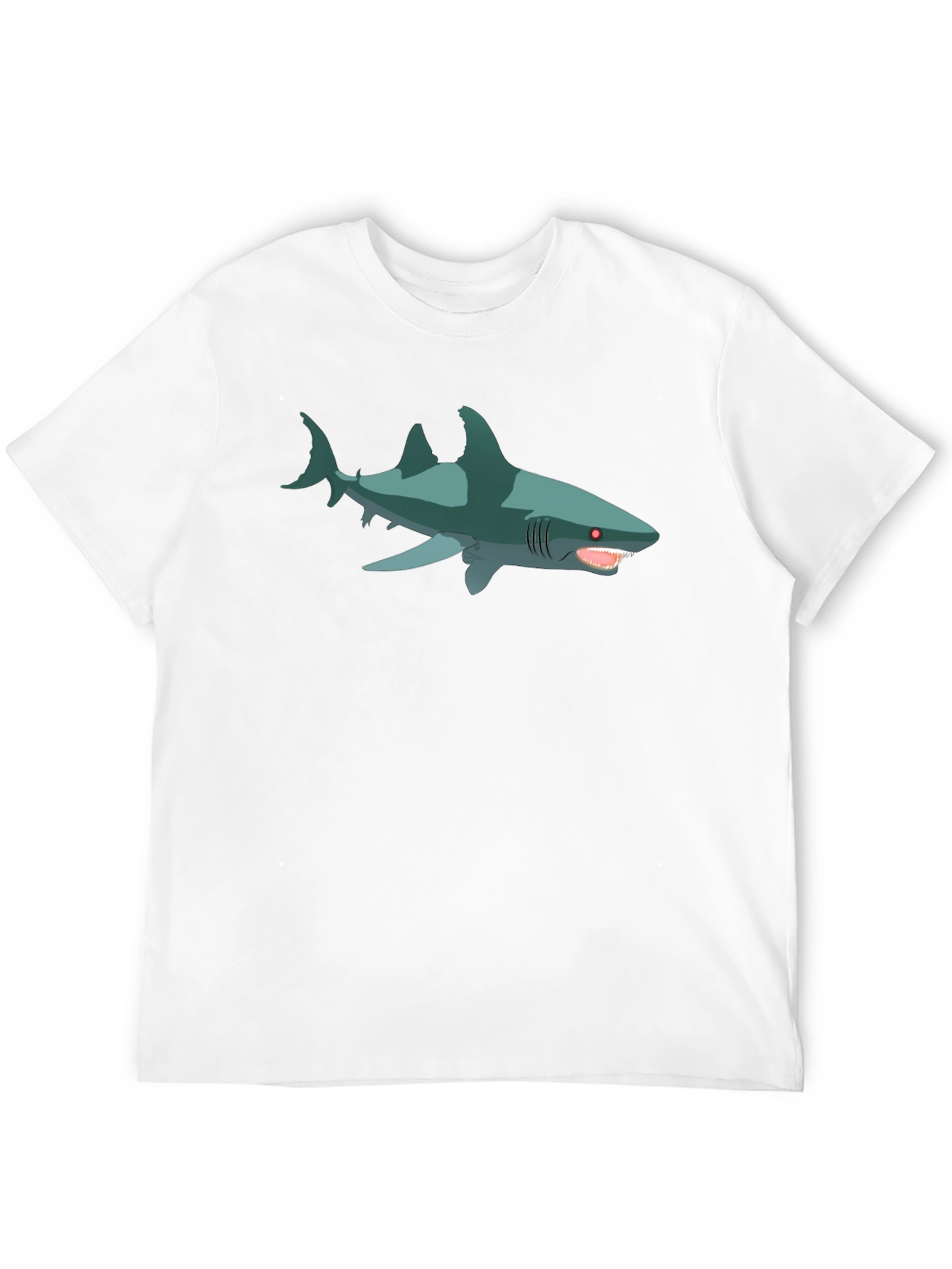 Shark Graphic T-Shirt - Mens Black Tee