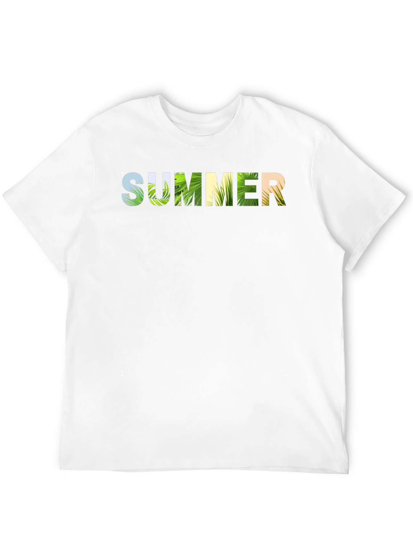 Summer Graphic Print T-Shirt - Black