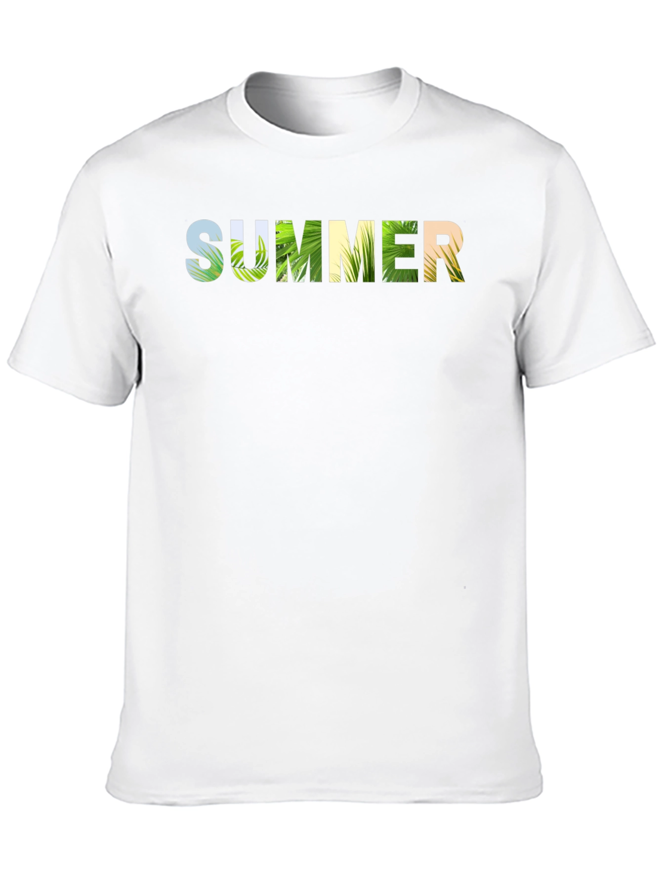 Summer Graphic Print T-Shirt - Black