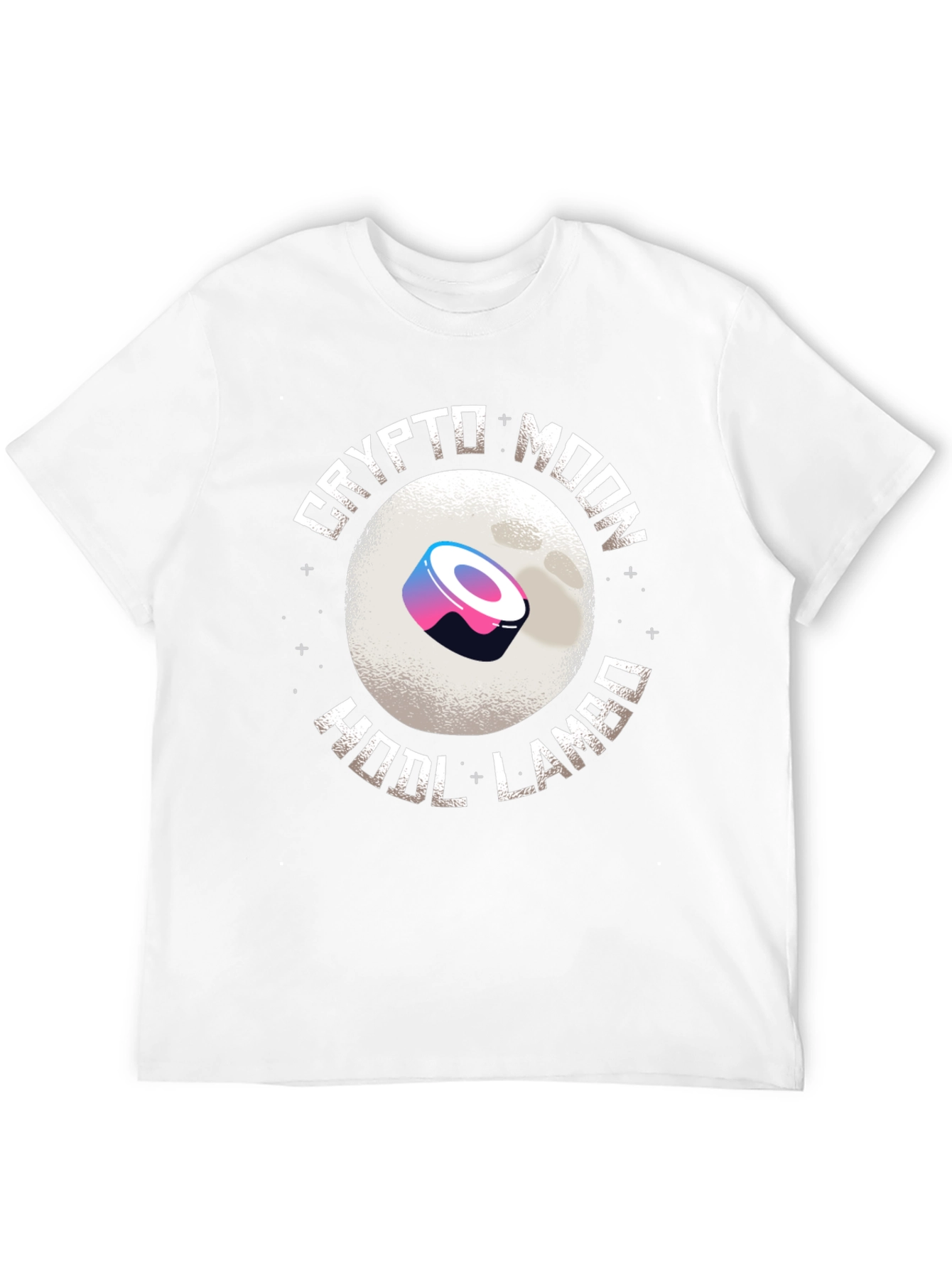 Crypto Moon HODL Lambo Black T-Shirt