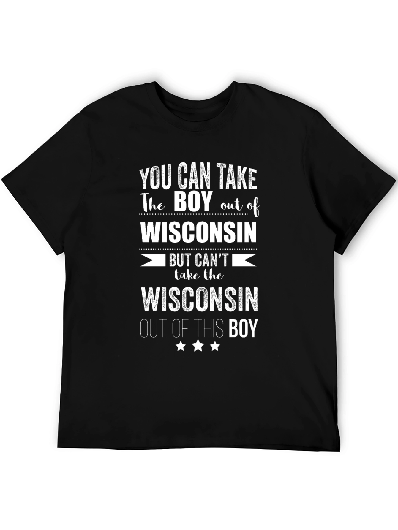 Wisconsin Boy T-Shirt - State Pride Graphic Tee