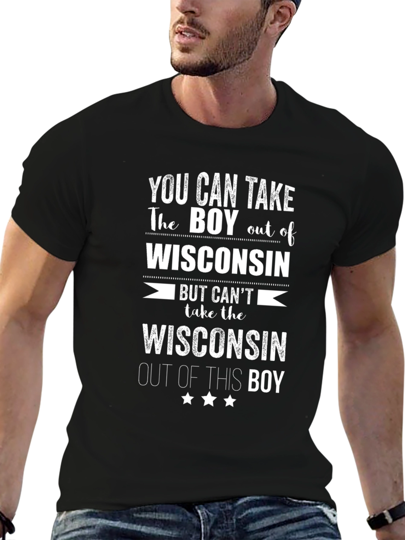 Wisconsin Boy T-Shirt - State Pride Graphic Tee