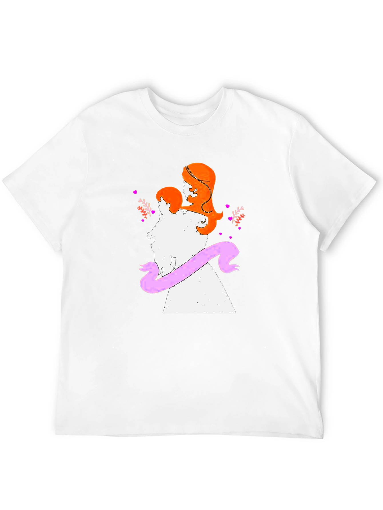 Mother and Child Graphic Tee - Soft Black Cotton