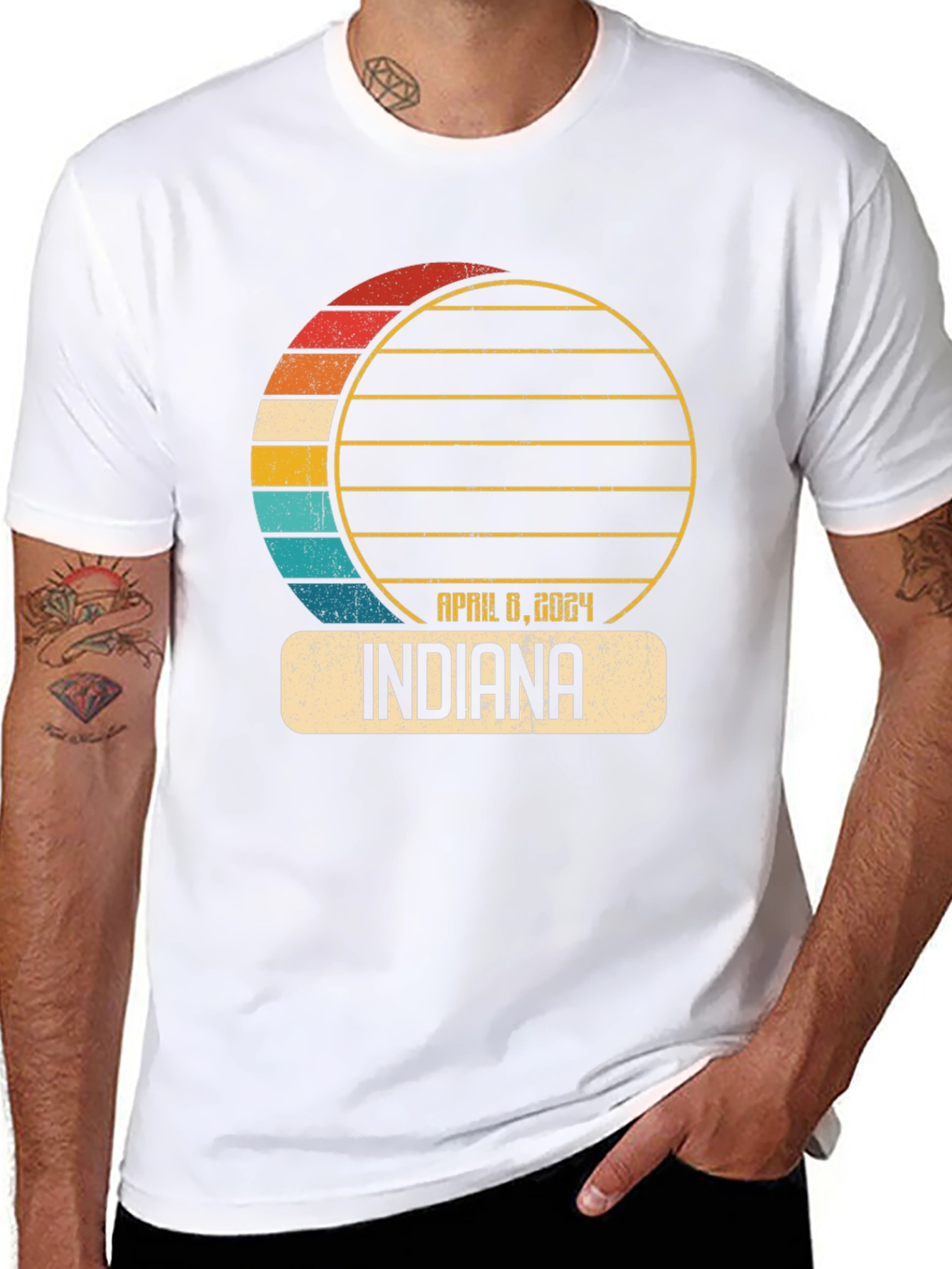 Indiana Eclipse 2024 Souvenir T-Shirt