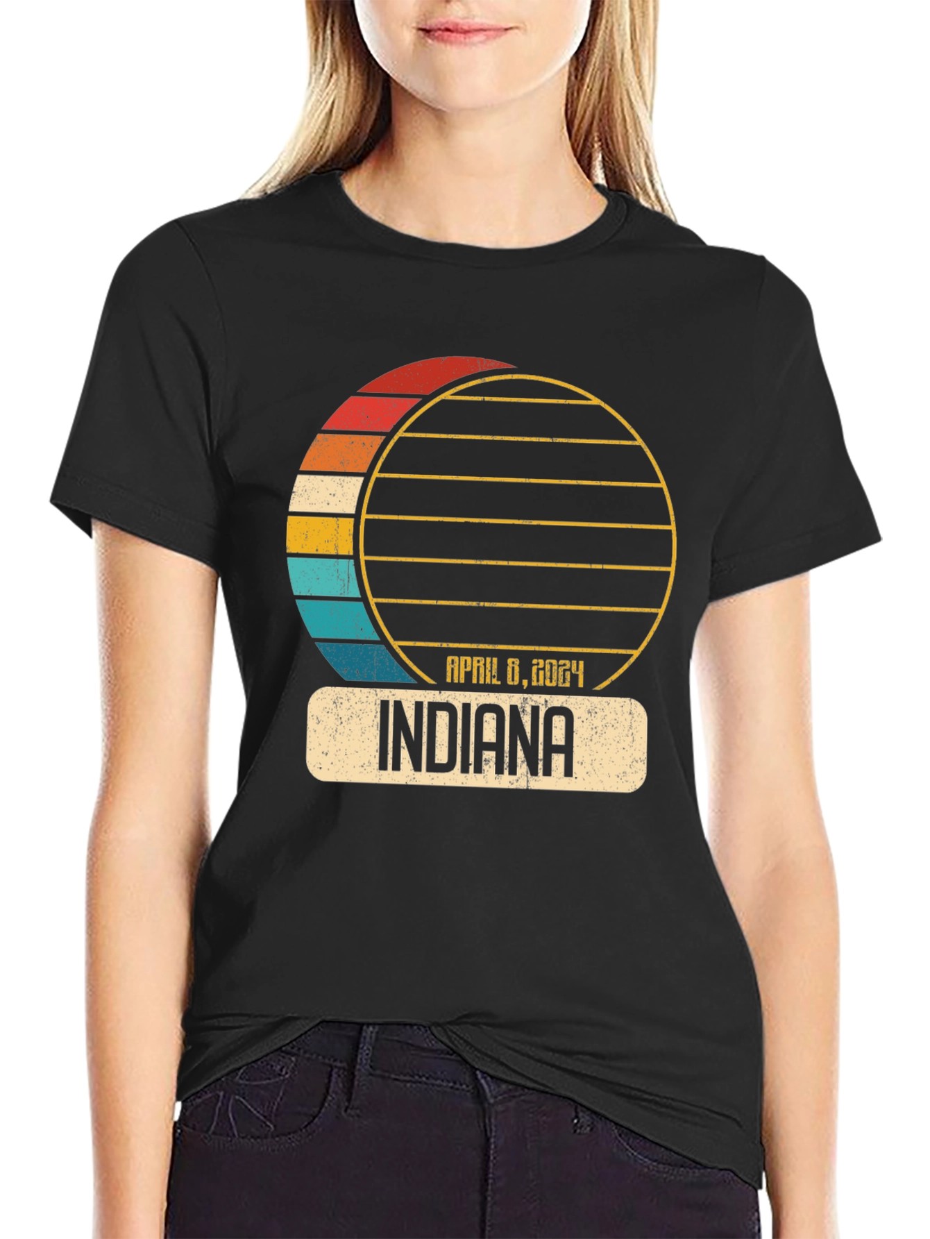Indiana Eclipse 2024 Souvenir T-Shirt