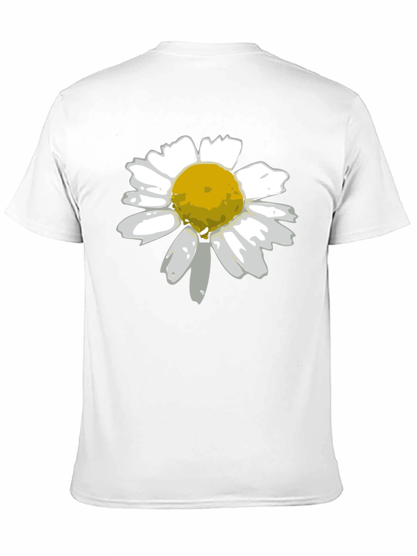 Daisy Graphic Tee - Black Cotton Blend