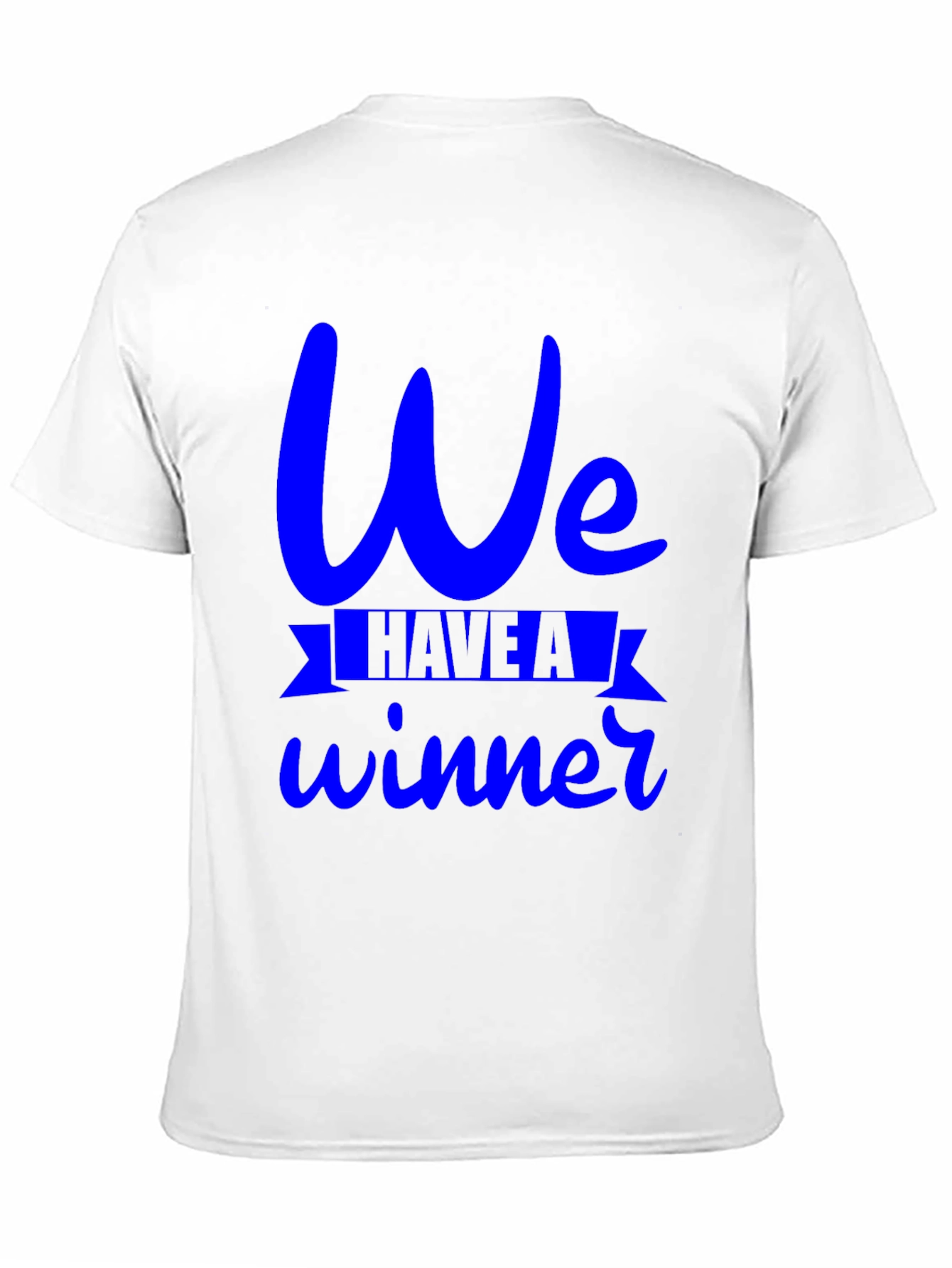 We Have A Winner Black T-Shirt