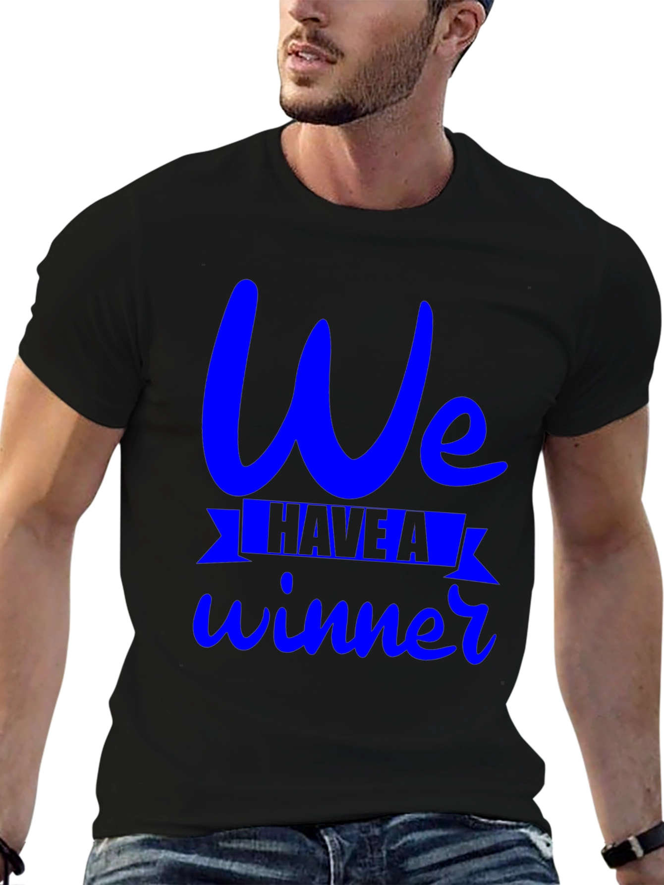 We Have A Winner Black T-Shirt