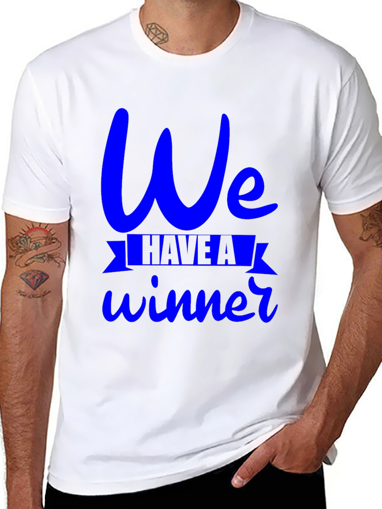 We Have A Winner Black T-Shirt