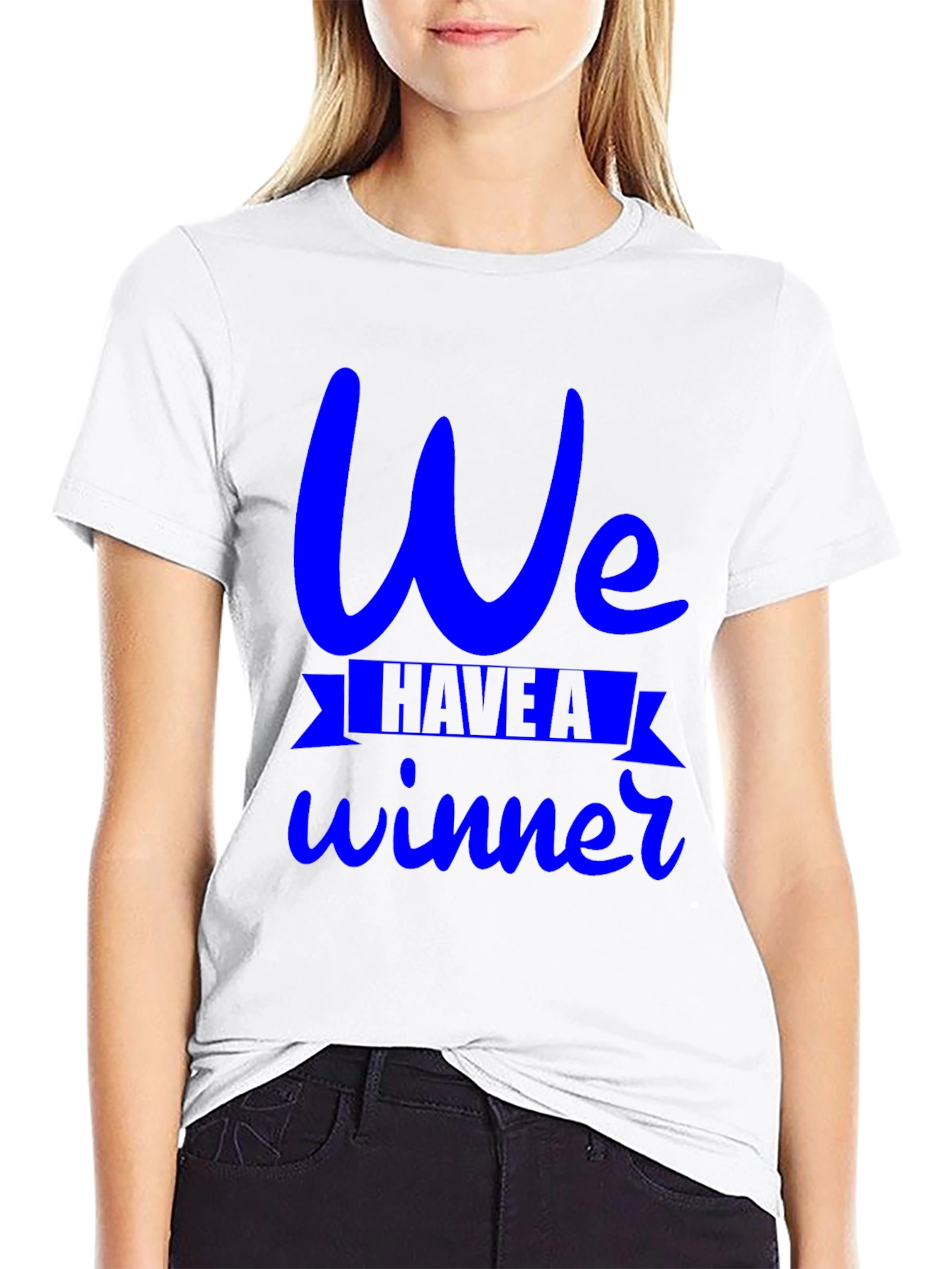 We Have A Winner Black T-Shirt