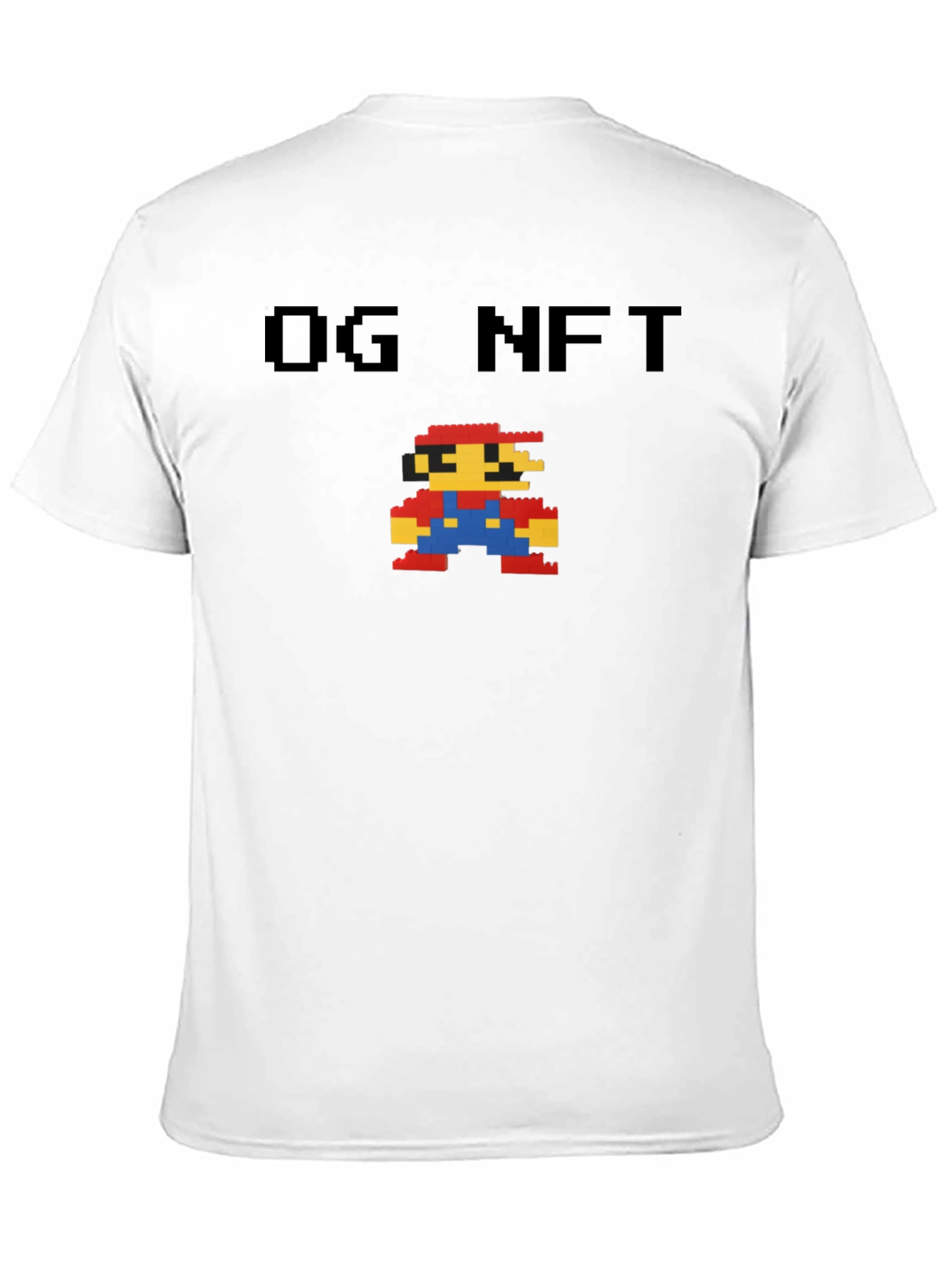OG NFT Pixel Mario T-Shirt