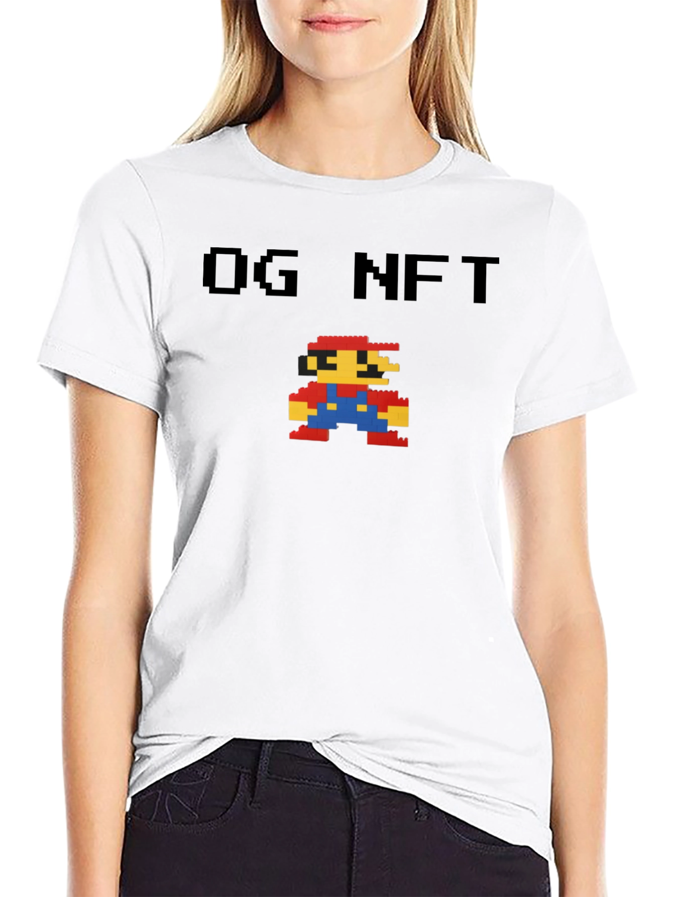 OG NFT Pixel Mario T-Shirt