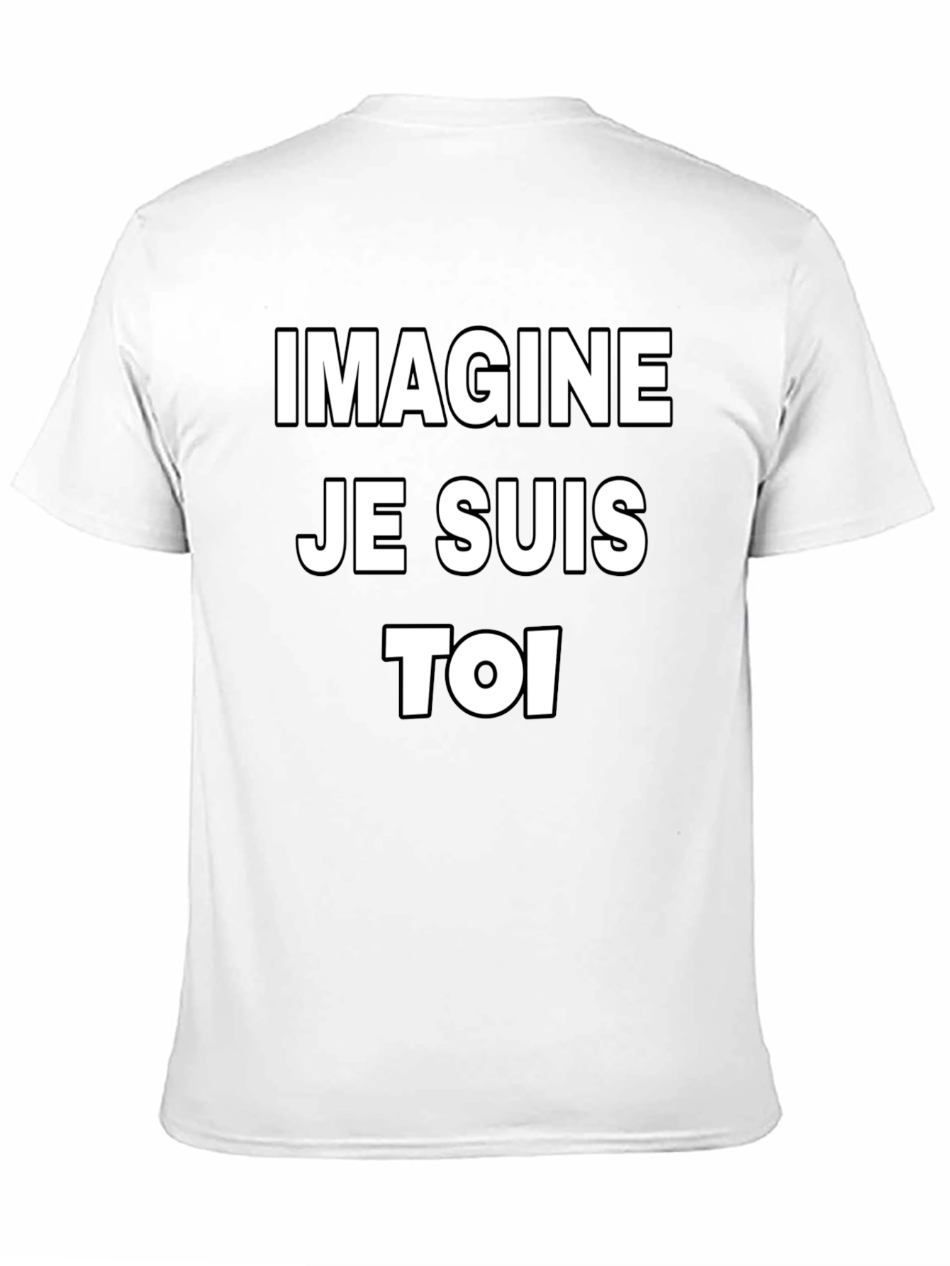 Imagine Je Suis Toi Black Tee