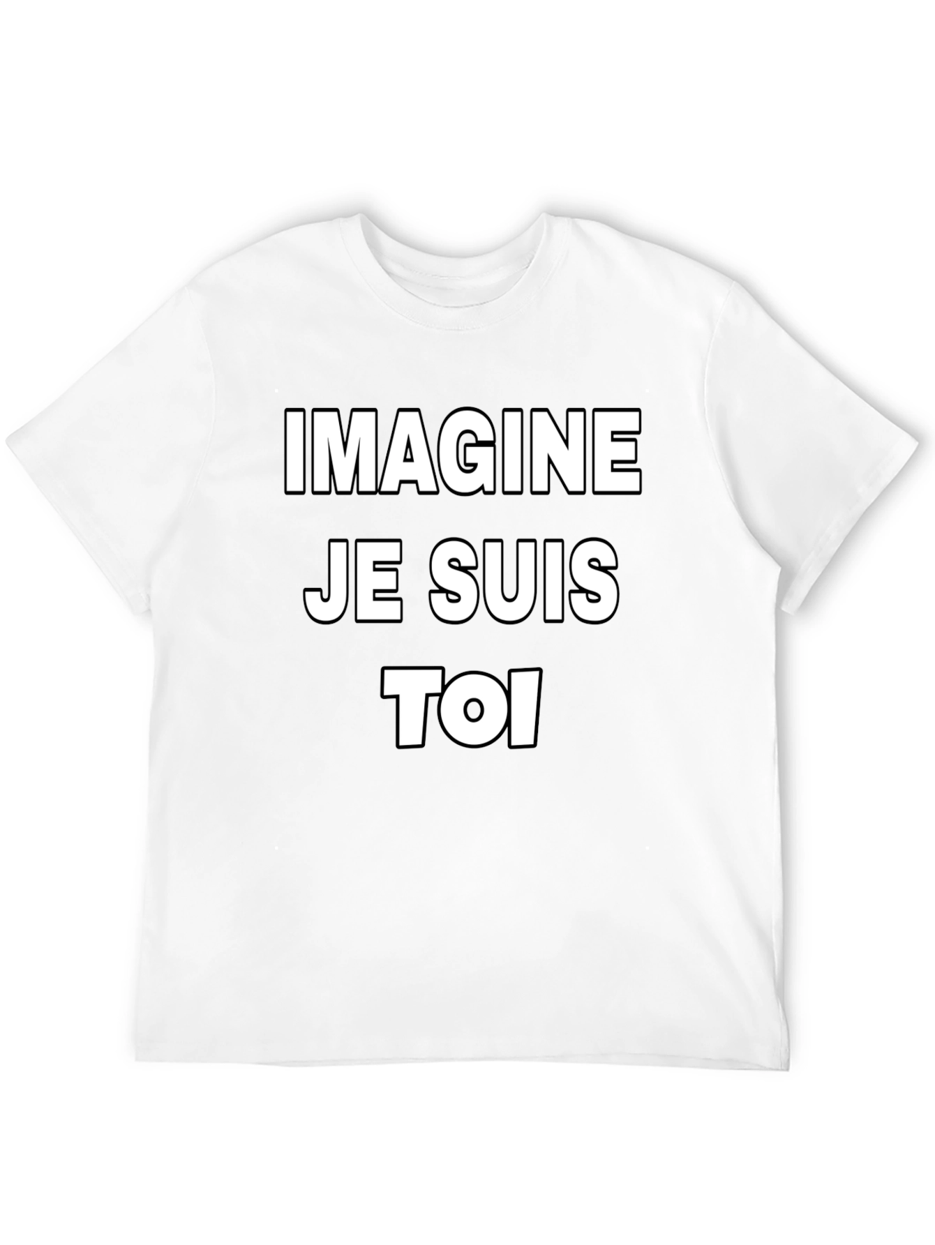 Imagine Je Suis Toi Black Tee
