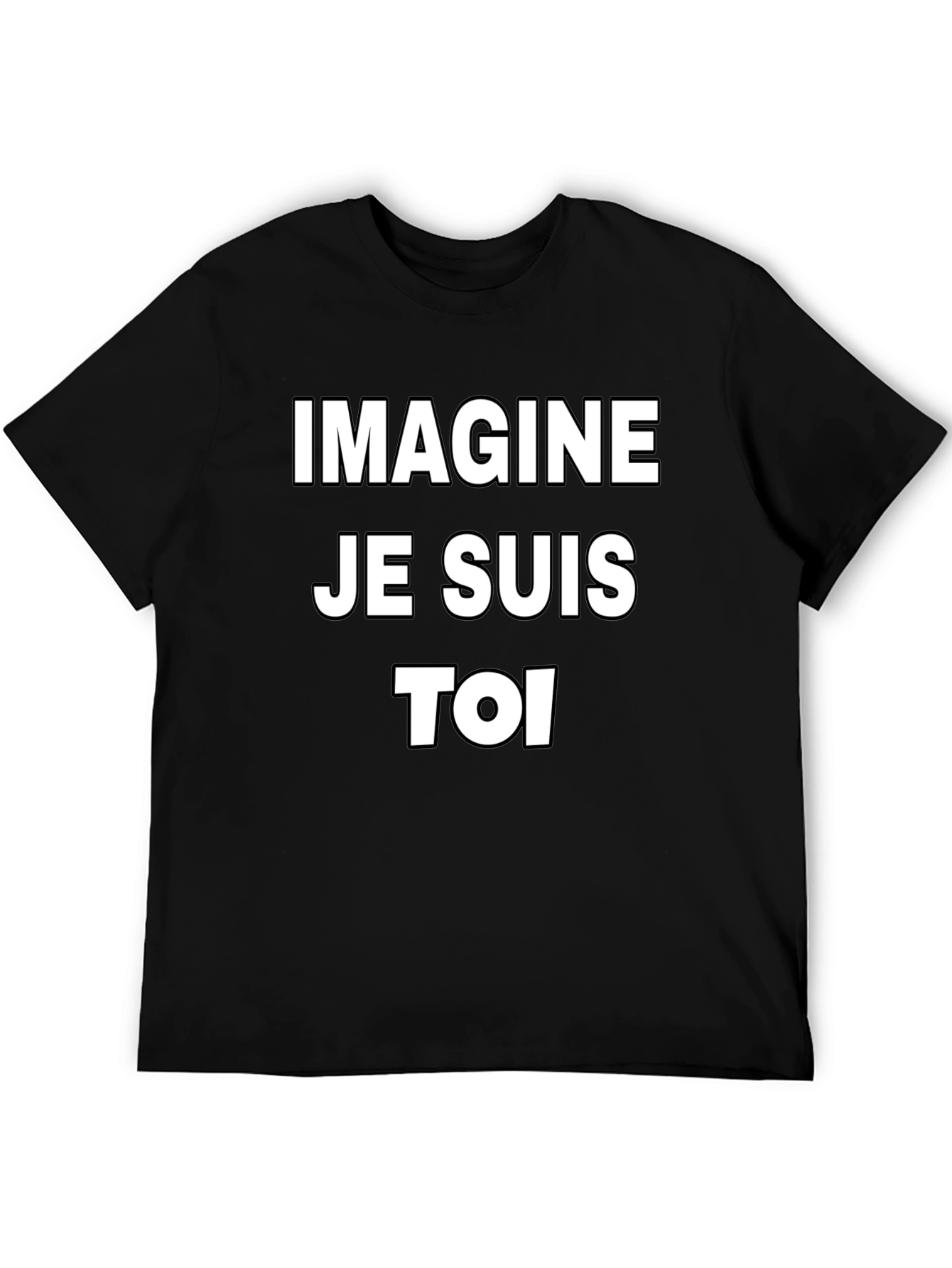Imagine Je Suis Toi Black Tee
