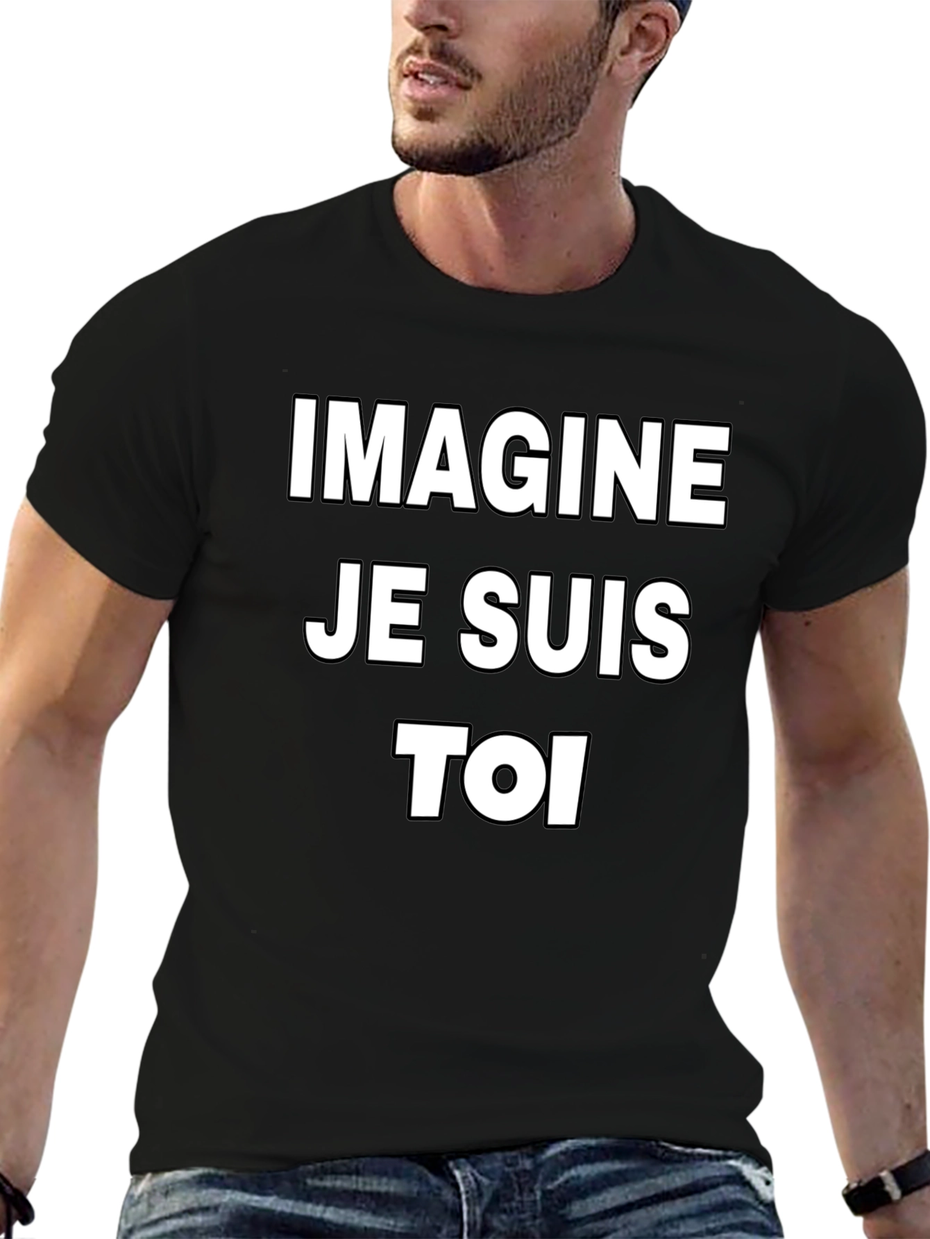 Imagine Je Suis Toi Black Tee