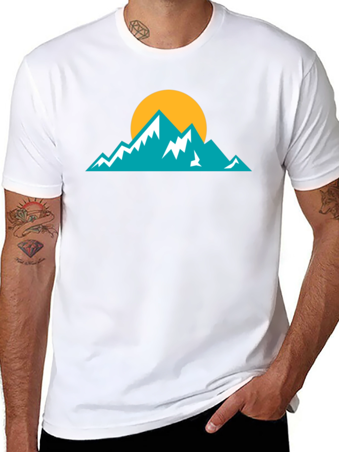 Mountain Peak Graphic T-Shirt