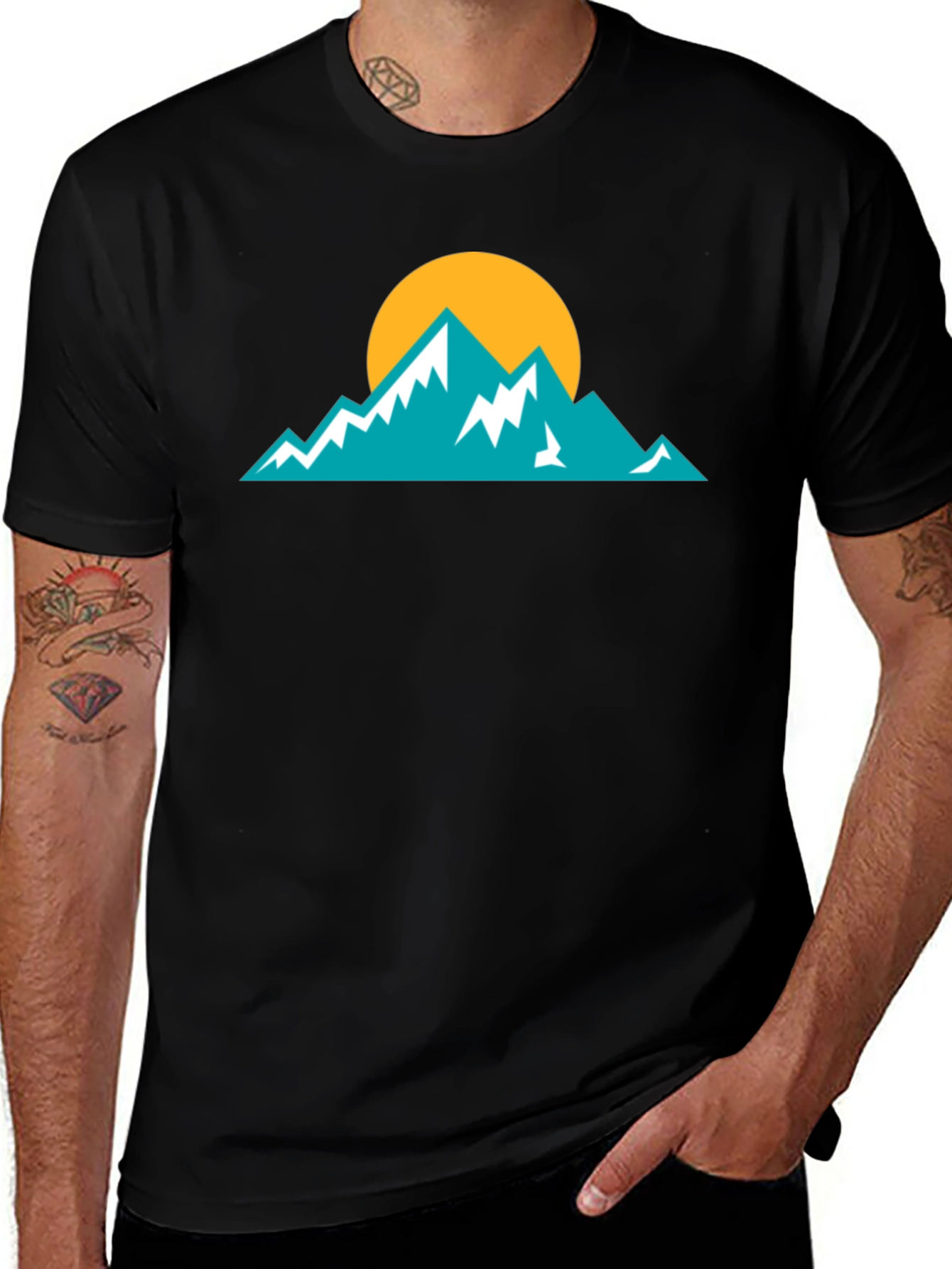 Mountain Peak Graphic T-Shirt