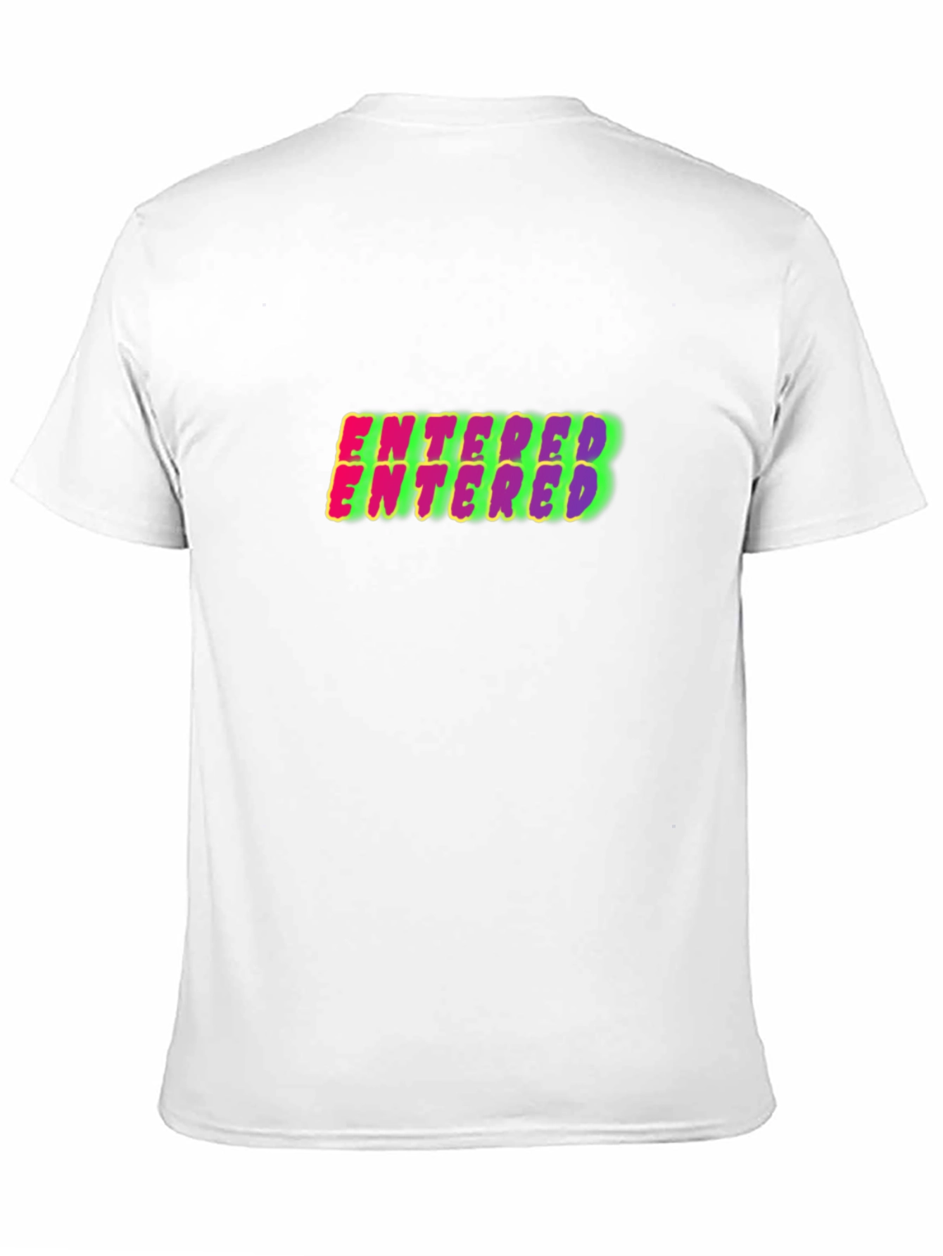 Entered Graphic Print Black Cotton T-Shirt