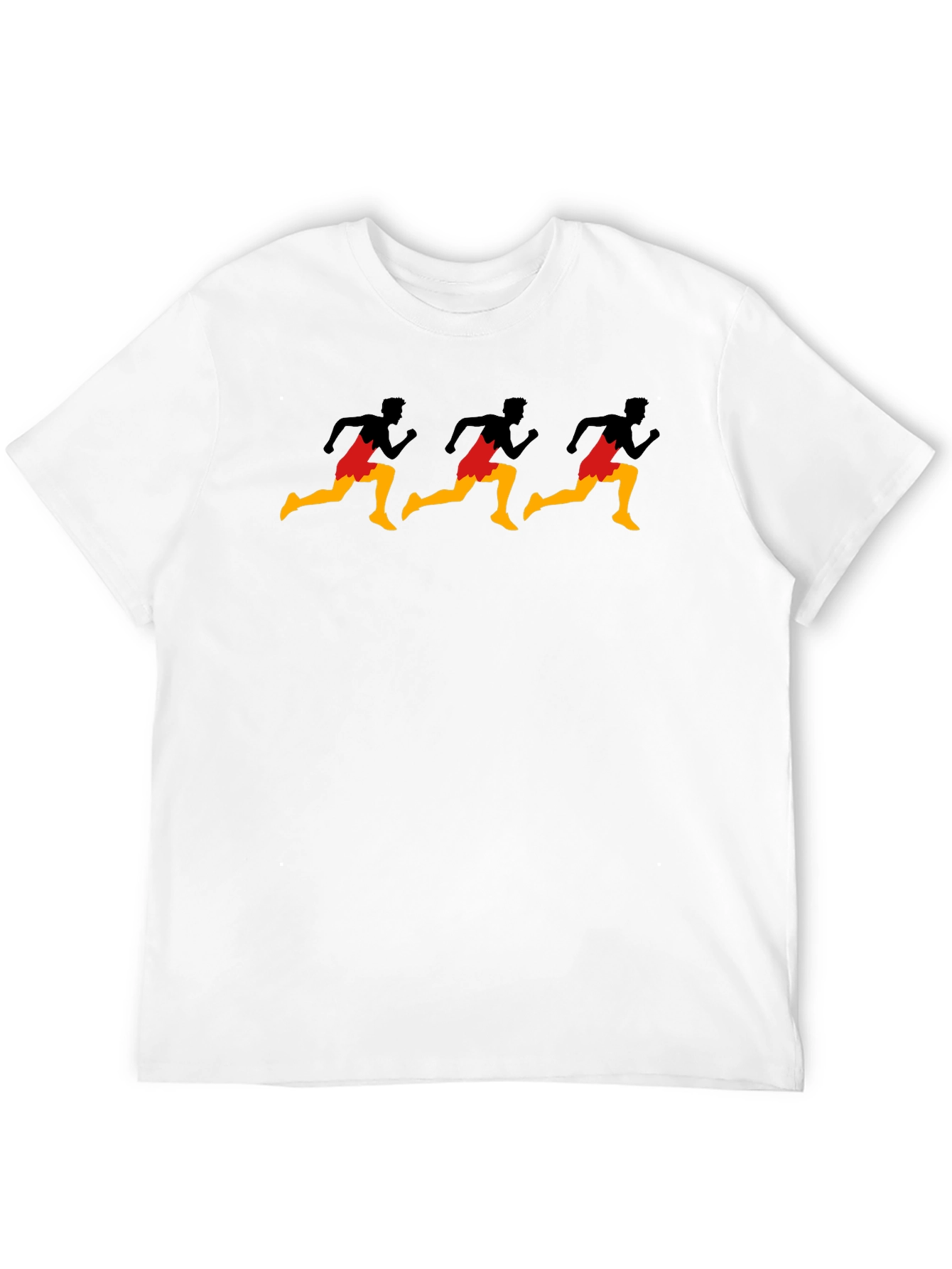 Runner Graphic Black T-Shirt