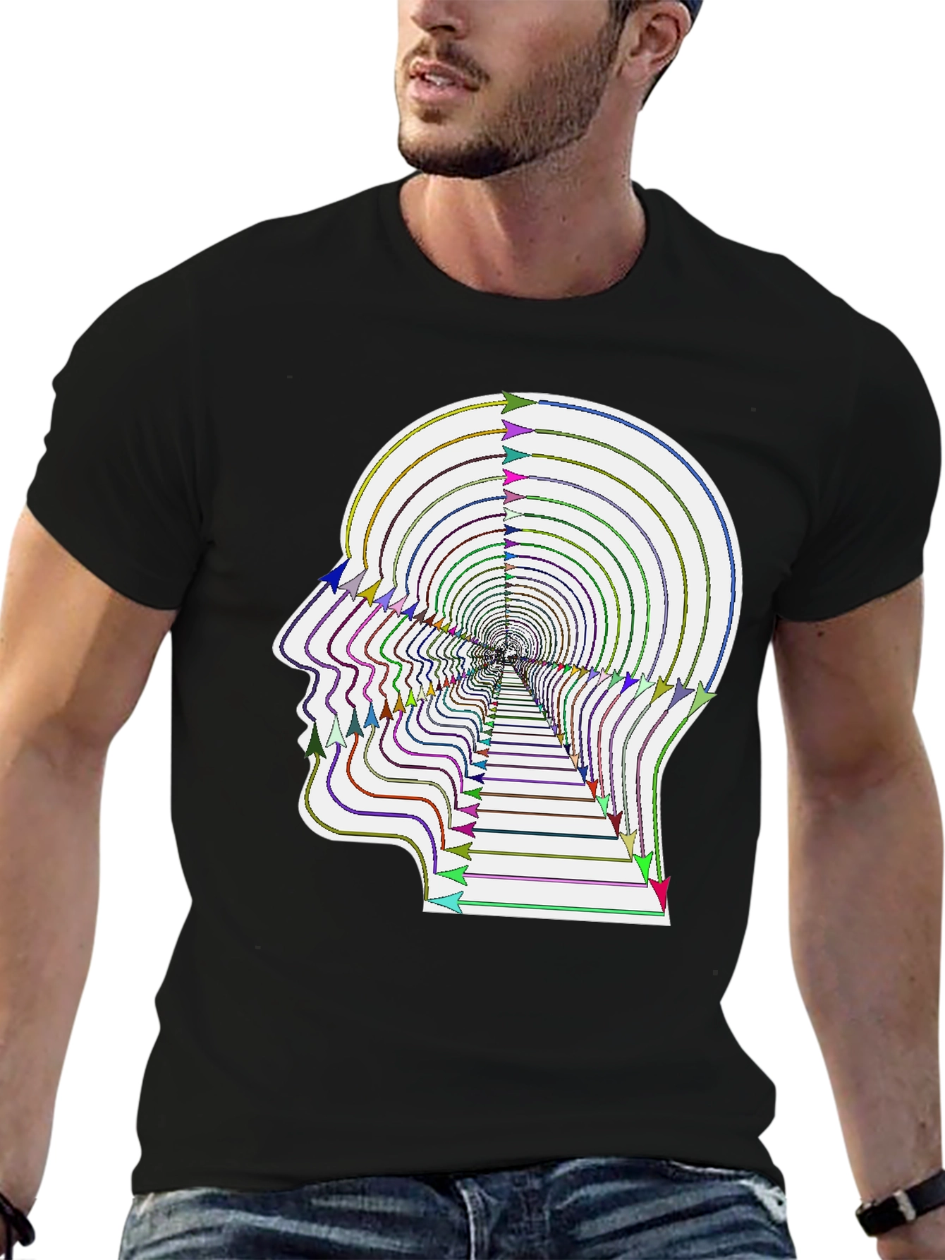 Abstract Mindscape Graphic Tee