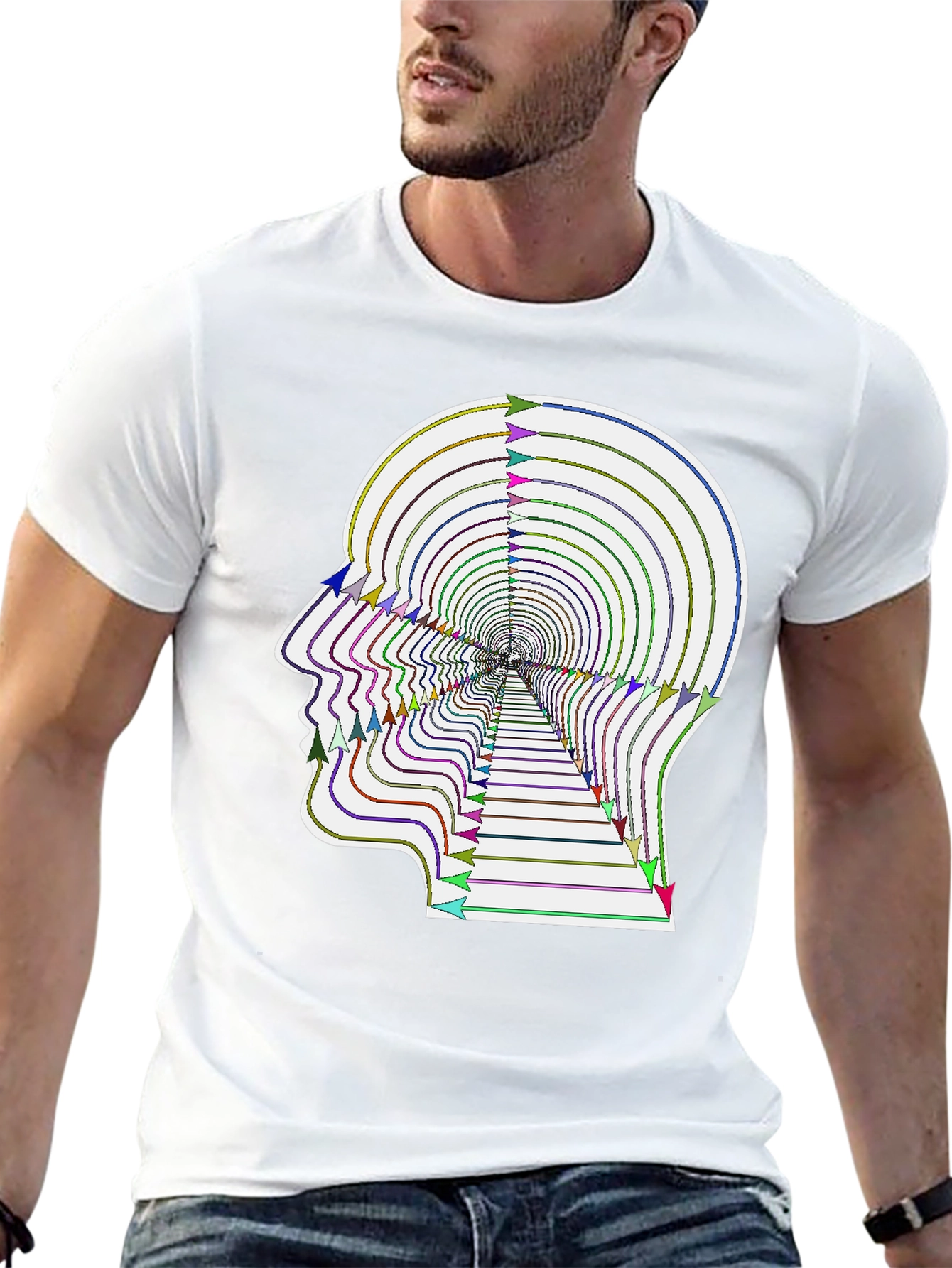 Abstract Mindscape Graphic Tee