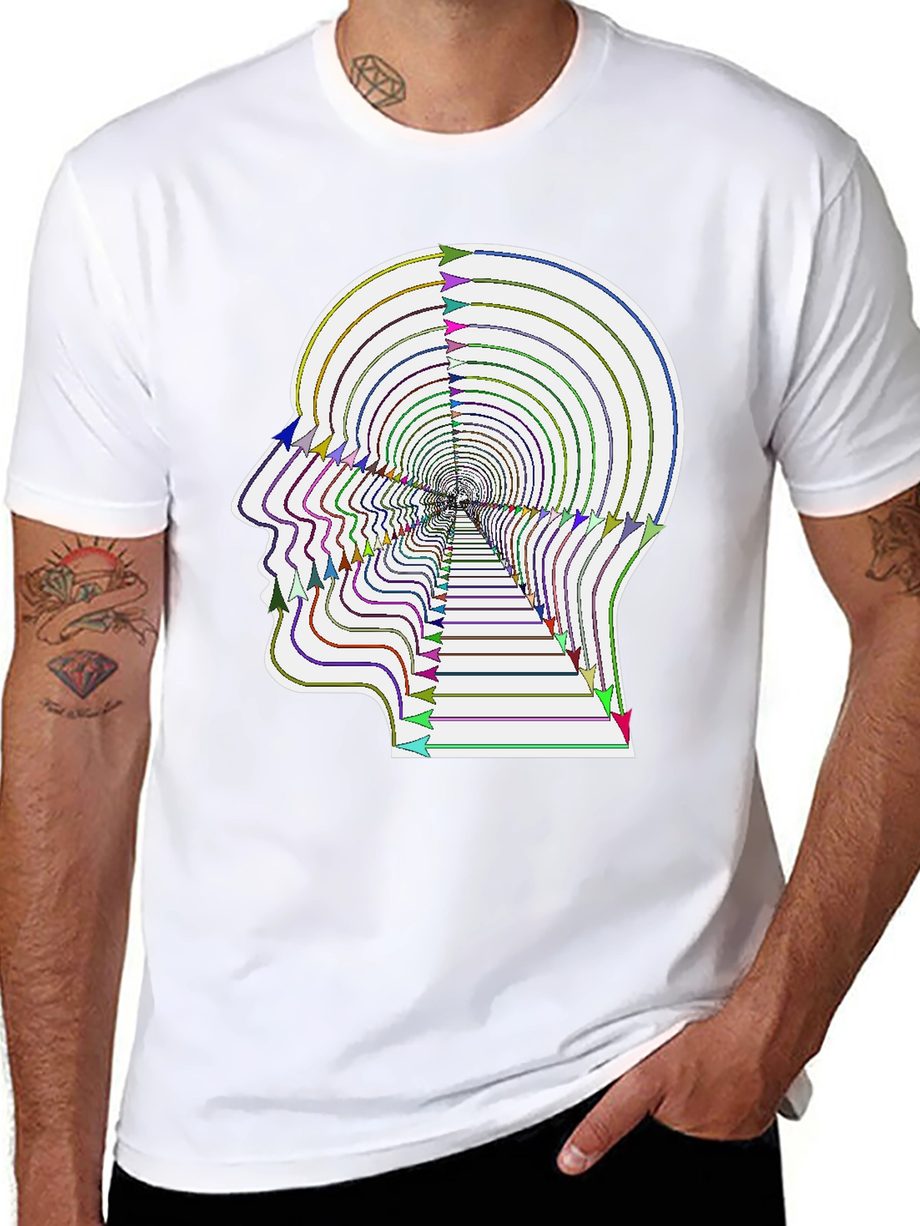 Abstract Mindscape Graphic Tee