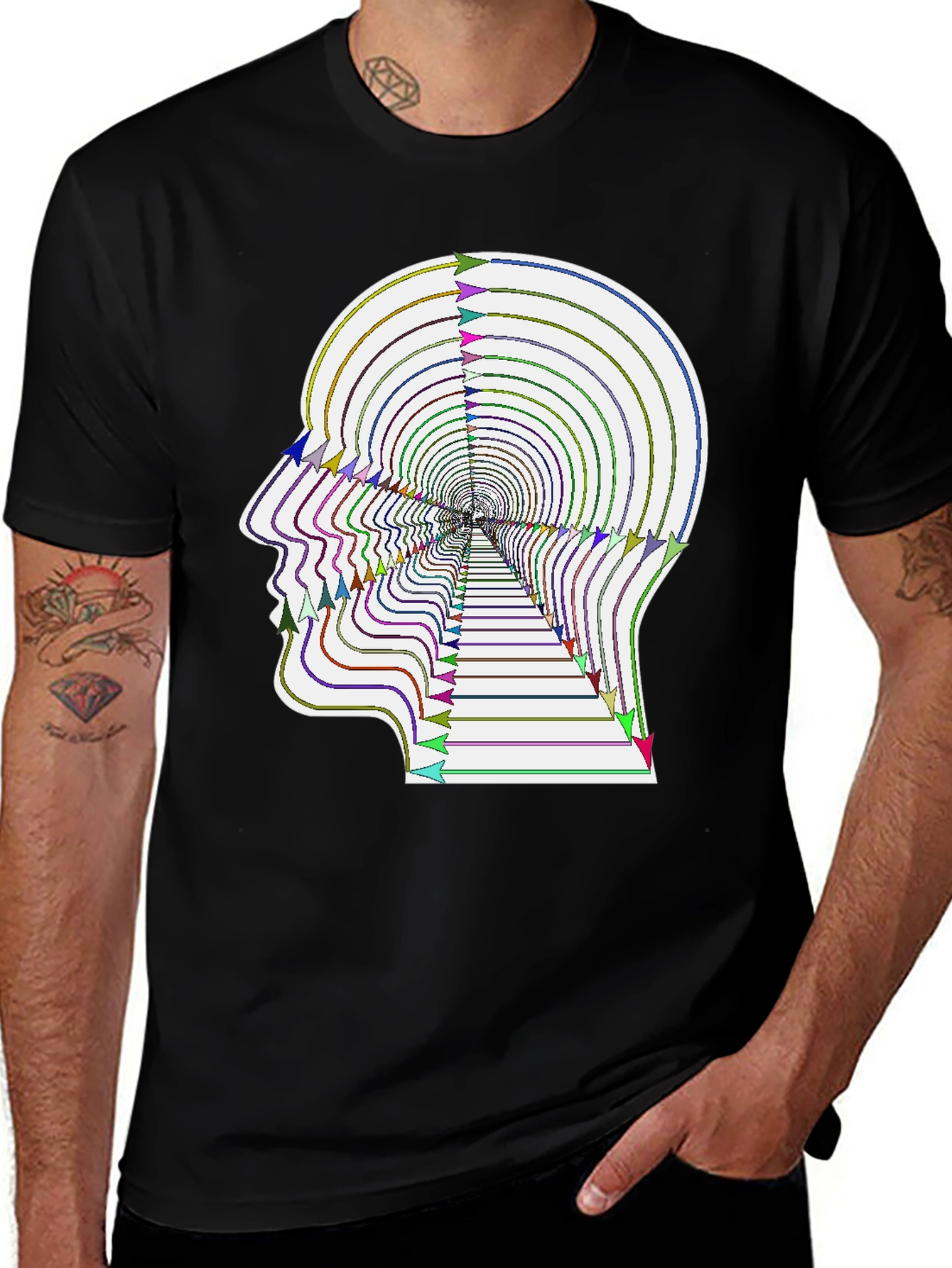 Abstract Mindscape Graphic Tee