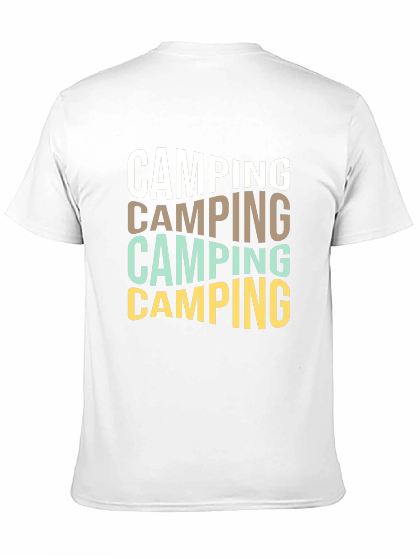 Camping Stacked Graphic T-Shirt