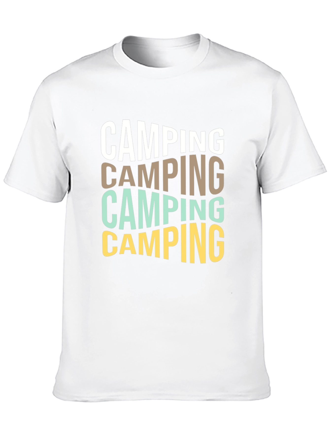 Camping Stacked Graphic T-Shirt